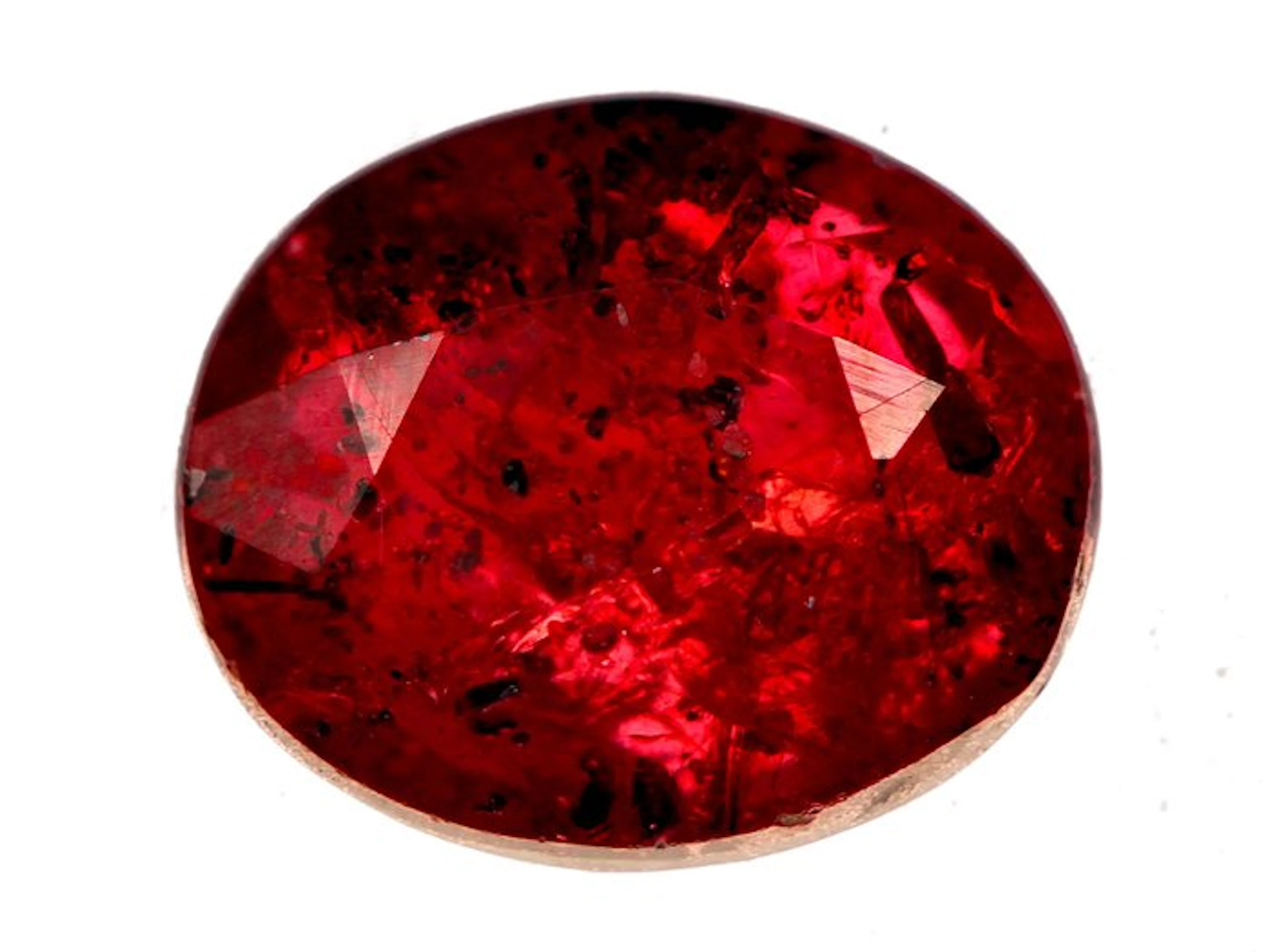 No reserve price Red Ruby - 1.77 ct - Instituto Gemólogico Español (IGE)