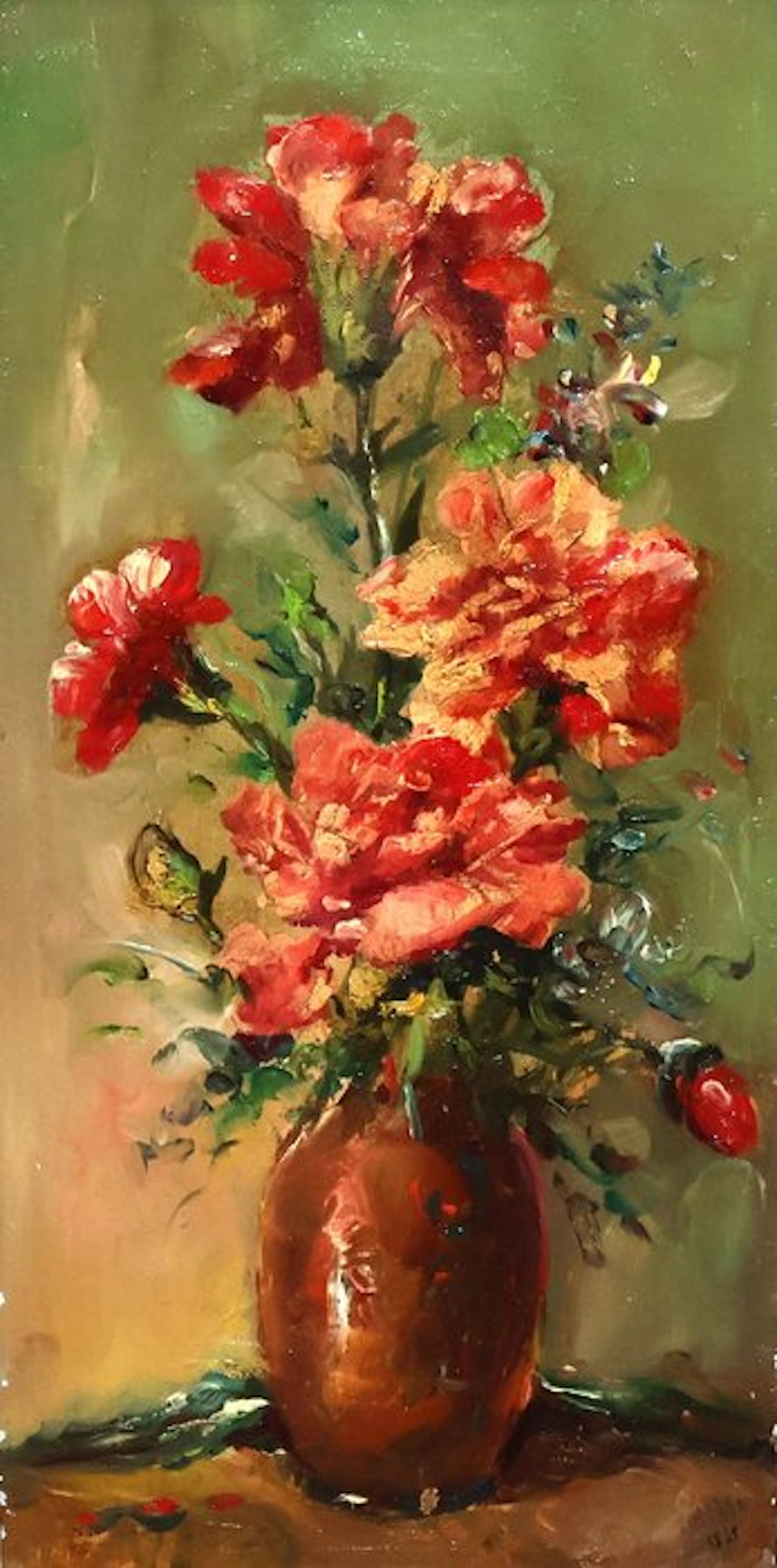 European school (XIX) - Bouquet de rosas - NO RESERVE