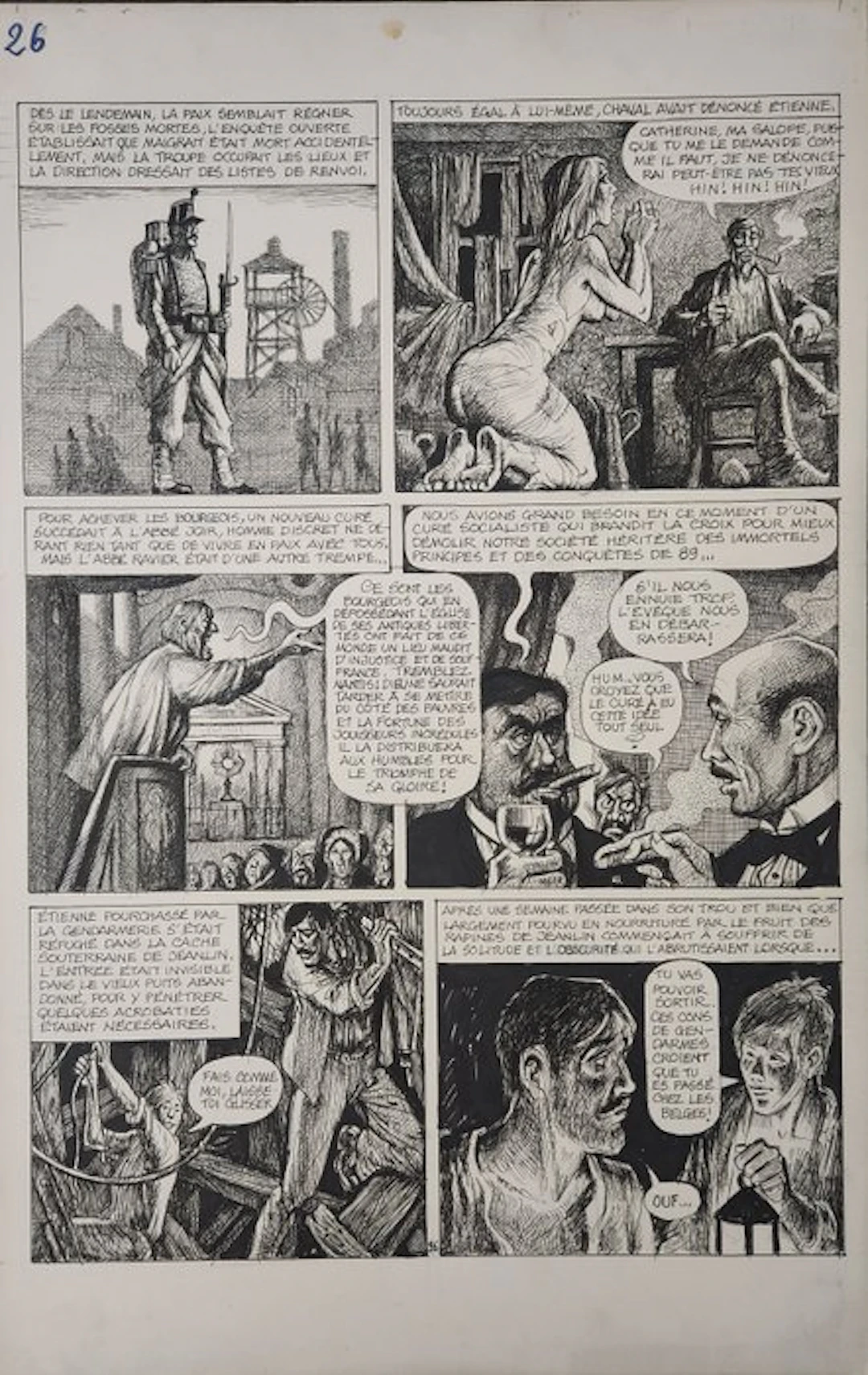 Pichard, Georges - 1 Original page - Germinal