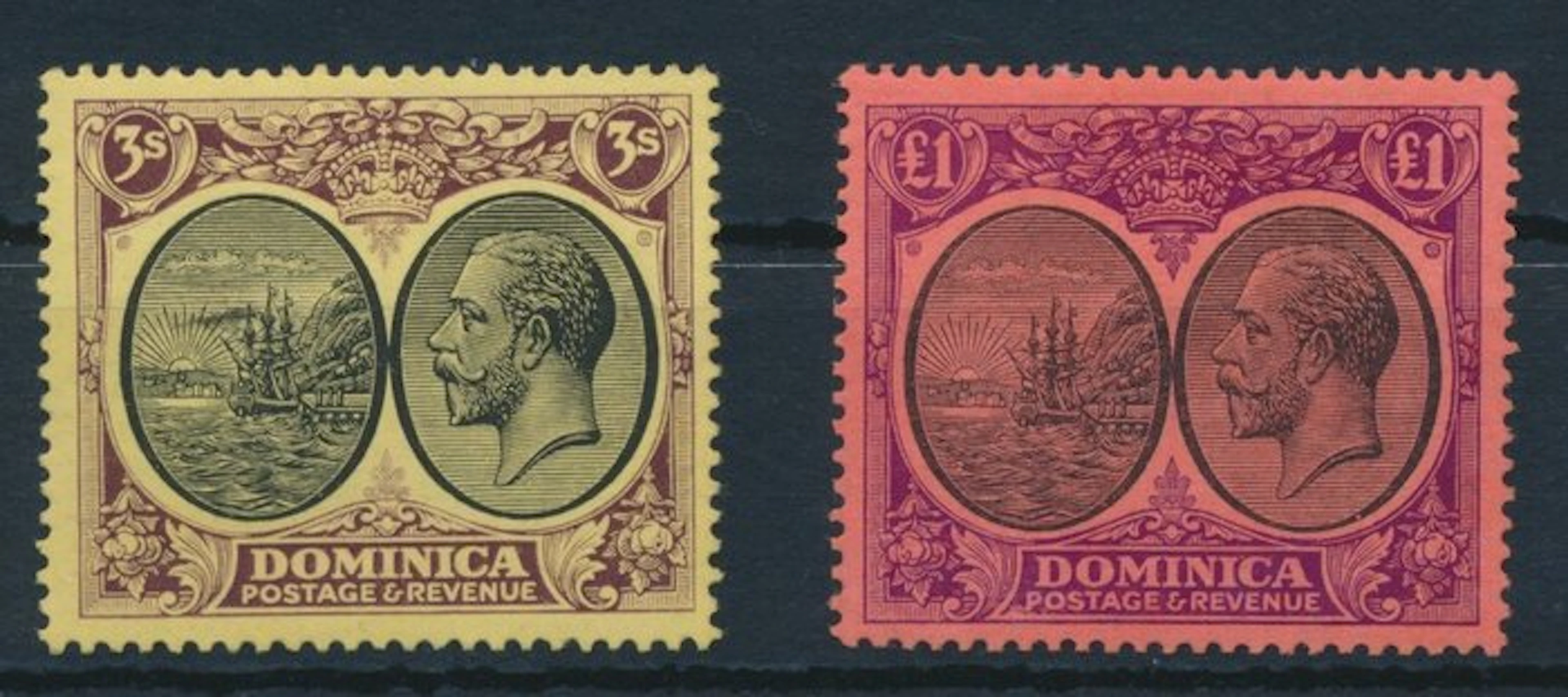 Dominica 1923 - King George