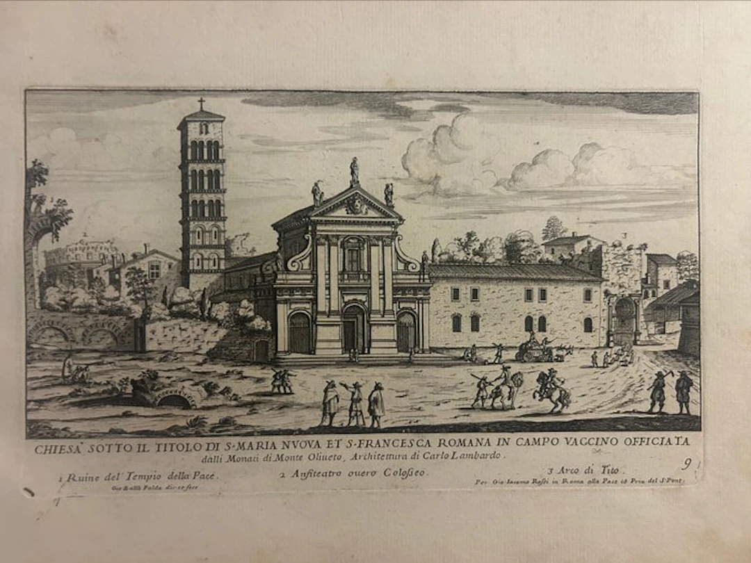 Italy - Rome // Roman Forum; Giovanni Battista Falda (Valduggia