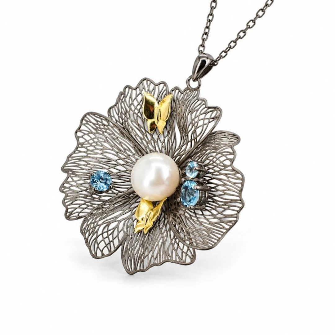 No reserve price - Necklace Gold-plated