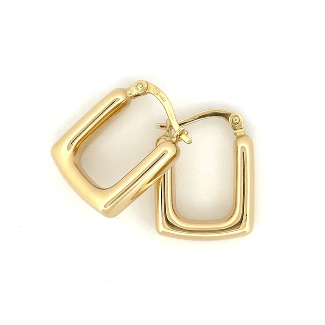 No reserve price - Earrings - 18 kt. Yellow gold