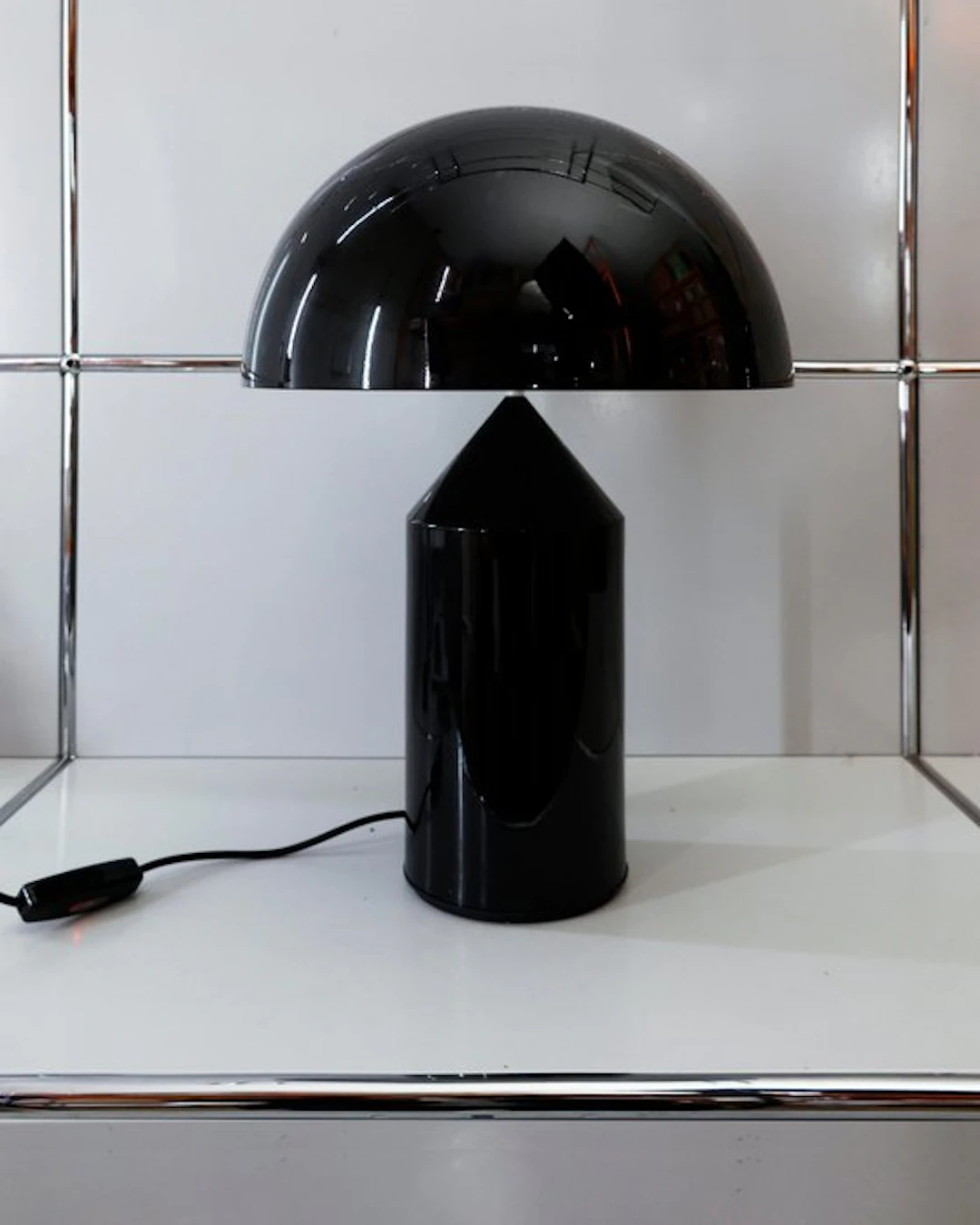 Oluce - Vico Magistretti - Table lamp - Atollo 238 Small - Black - Aluminium