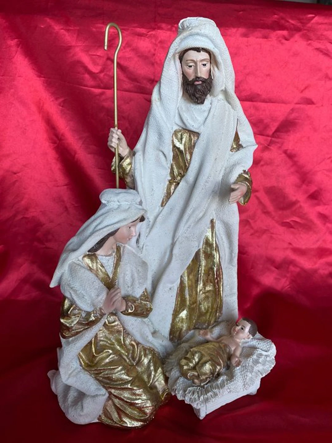 Christmas decoration - Joseph and Mary with the Nativity of the Baby Jesus
