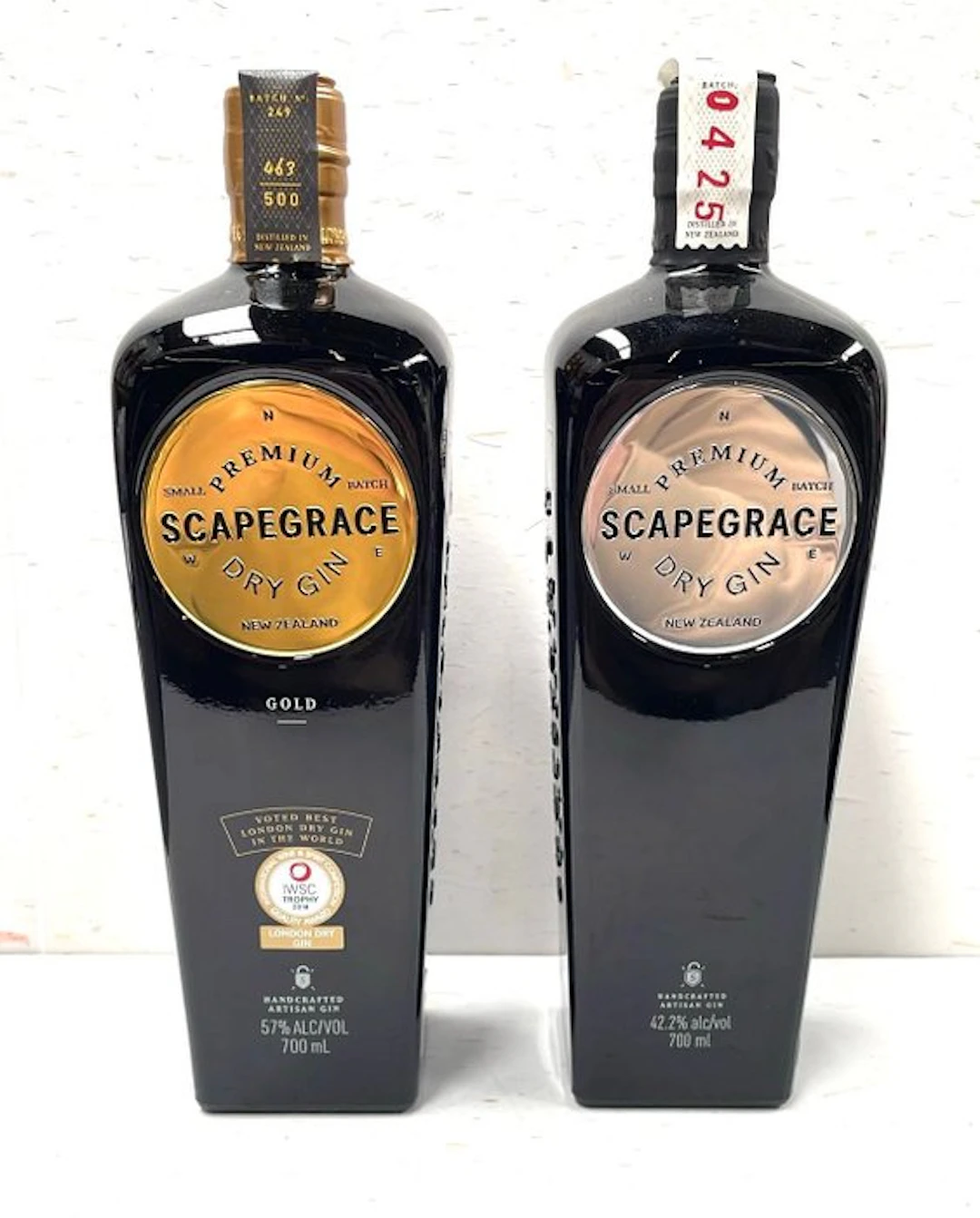 Scapegrace - Classic & Gold Dry Gin - New Zealand - 70cl - 2 bottles