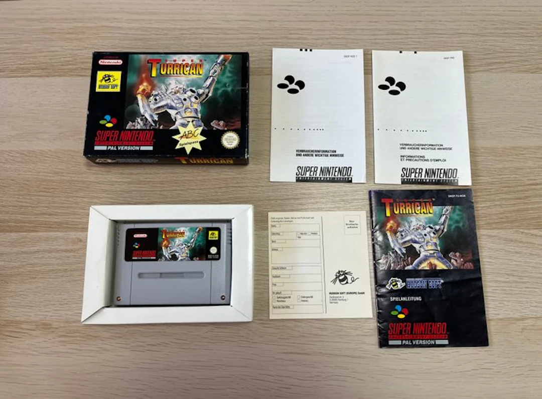 Nintendo - Super Nintendo - Super Turrican snes pal...