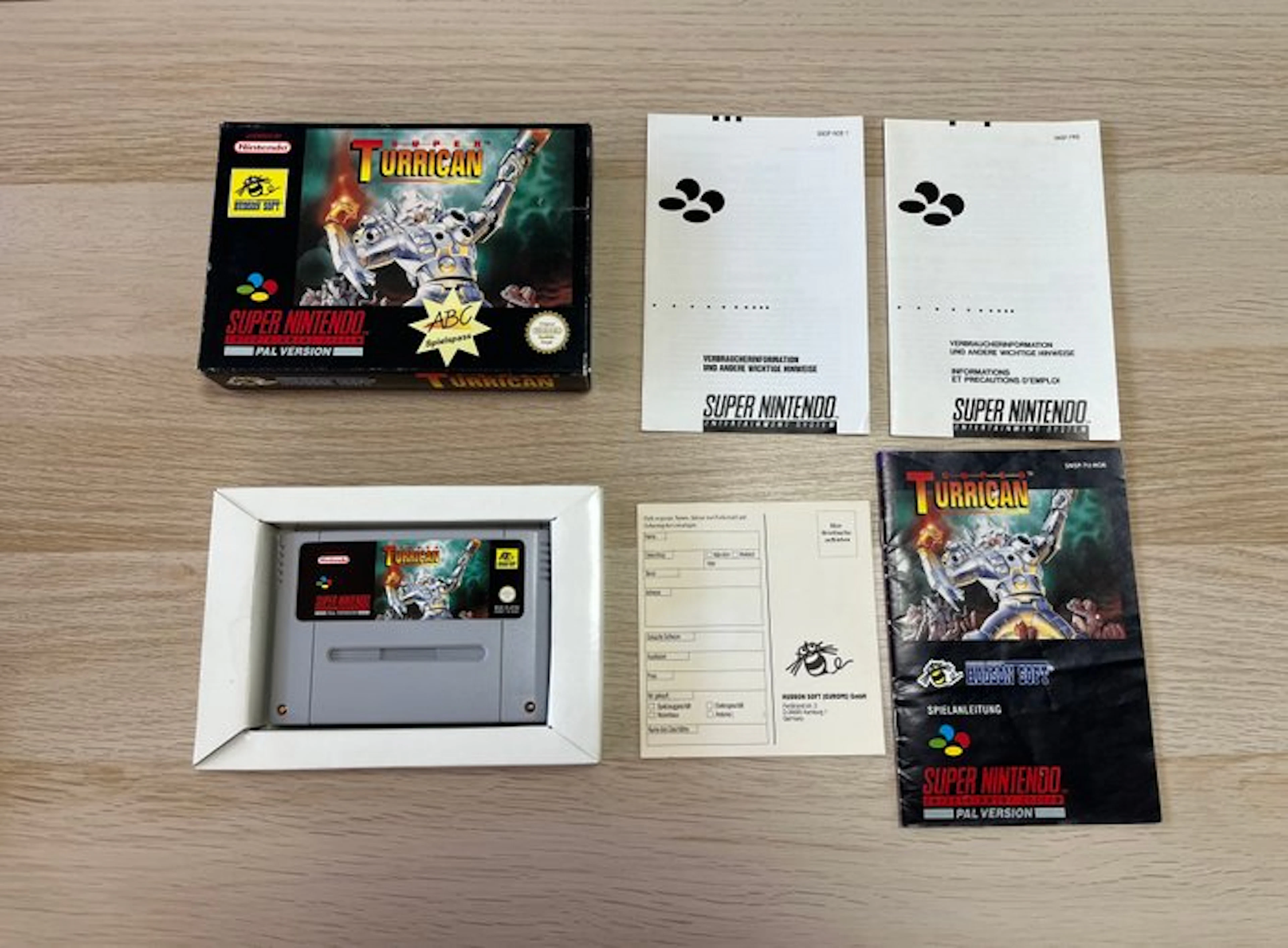 Nintendo - Super Nintendo - Super Turrican snes pal...