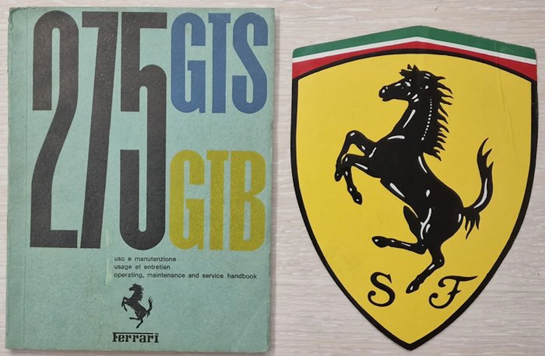 Ferrari - 275 GTB - manuel de bord - 1965