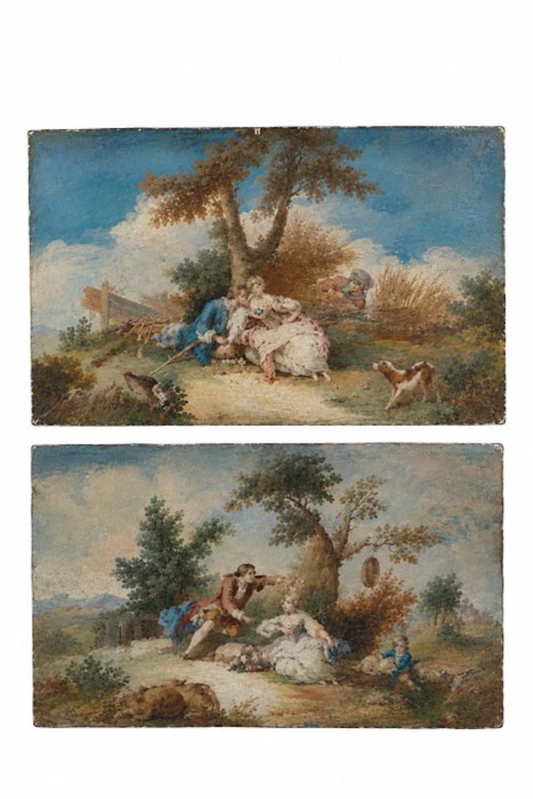 European school (XIX) - Scene galanti
