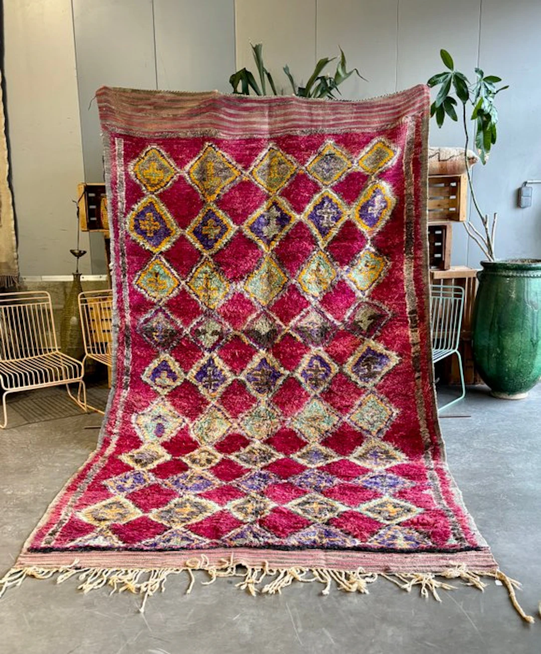 Authentic Vintage Moroccan Talsint Rug 200x350 cm –...