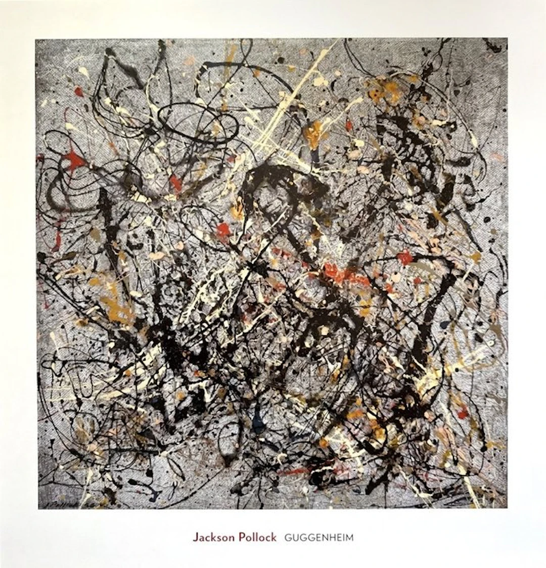 Jackson Pollock (1912-1956) - Number 18 - Guggenheim...