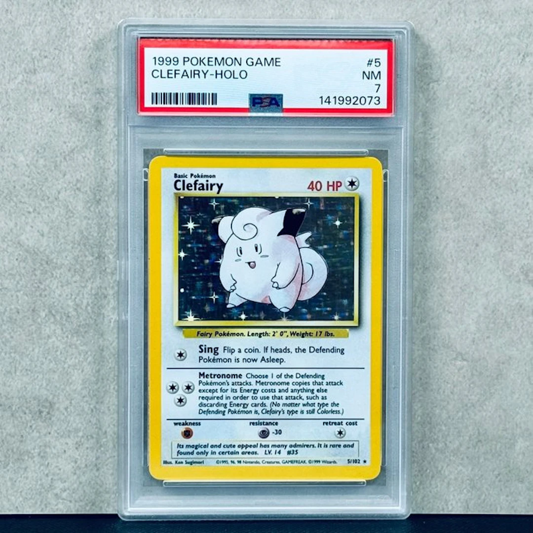 Pokémon Graded card - Clefairy-Holo #5 1999 Pokemon Game - Pokémon - PSA 7