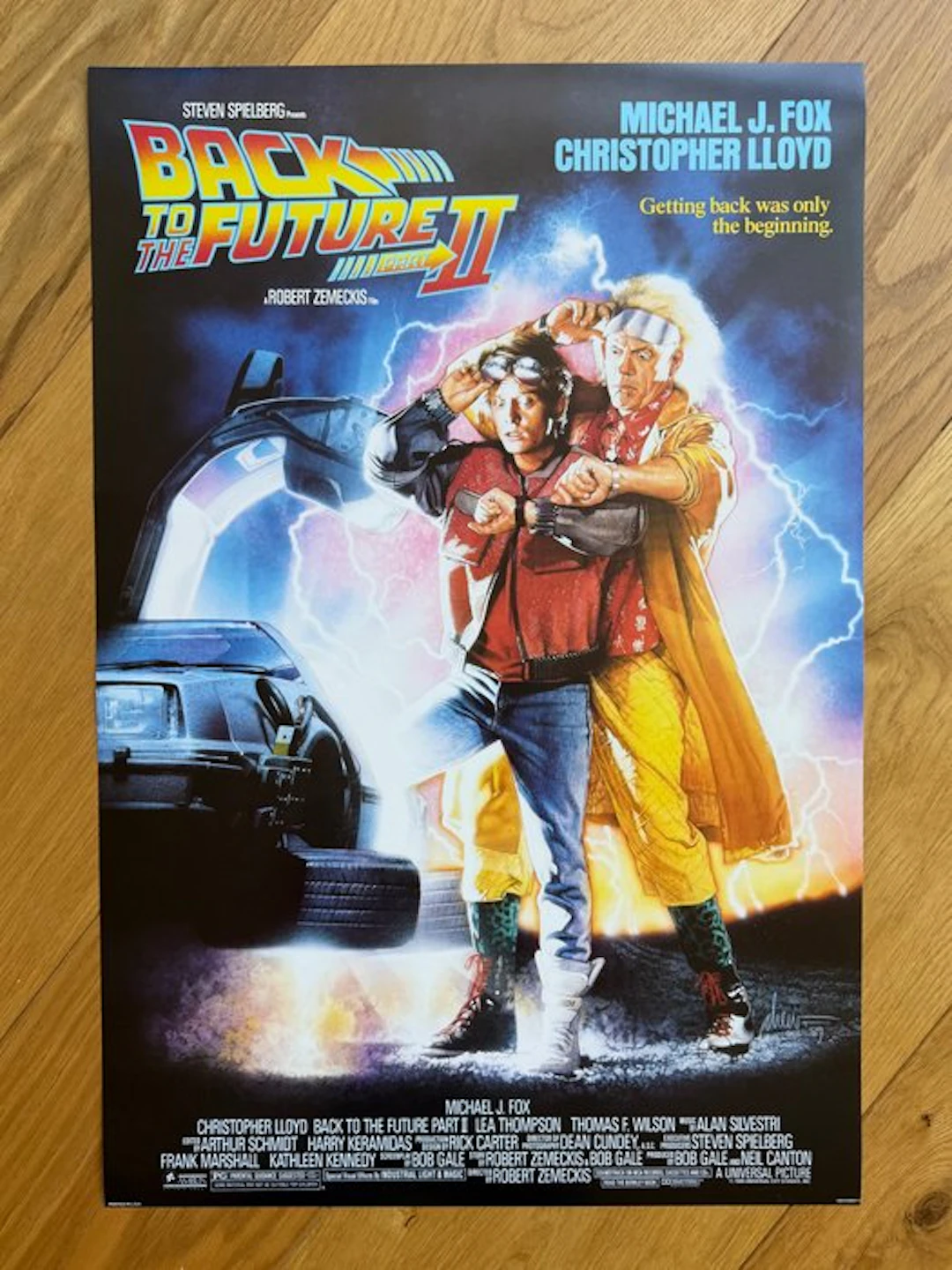 Back to the future - Original Vintage Back to the Future Part II Movie Poster