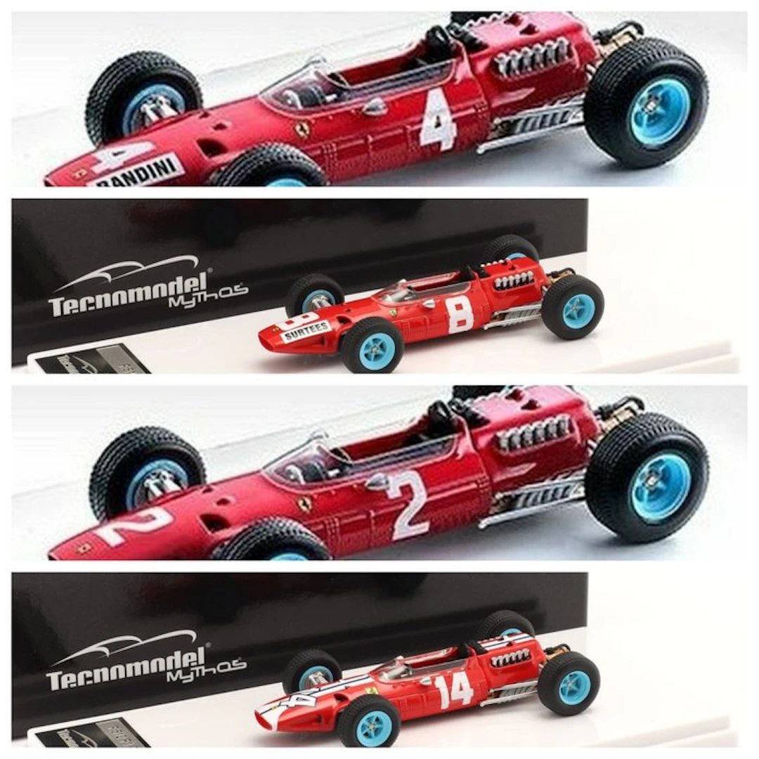 Tecnomodel 1:43 - Model race car (4) - Lot 4pcs Ferrari...