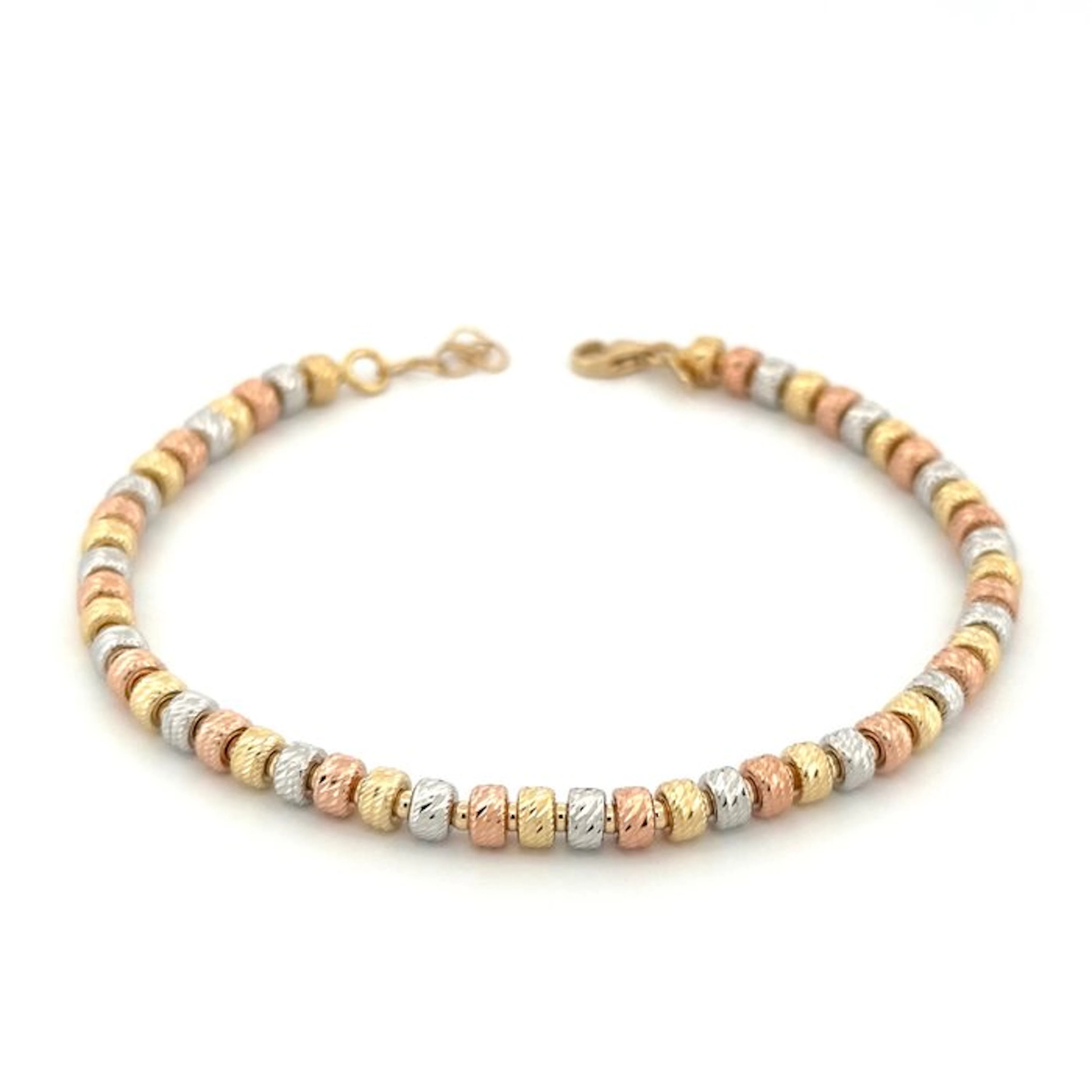 Bracelet - 18 kt. Yellow gold, White gold, Rose gold - Gold Art