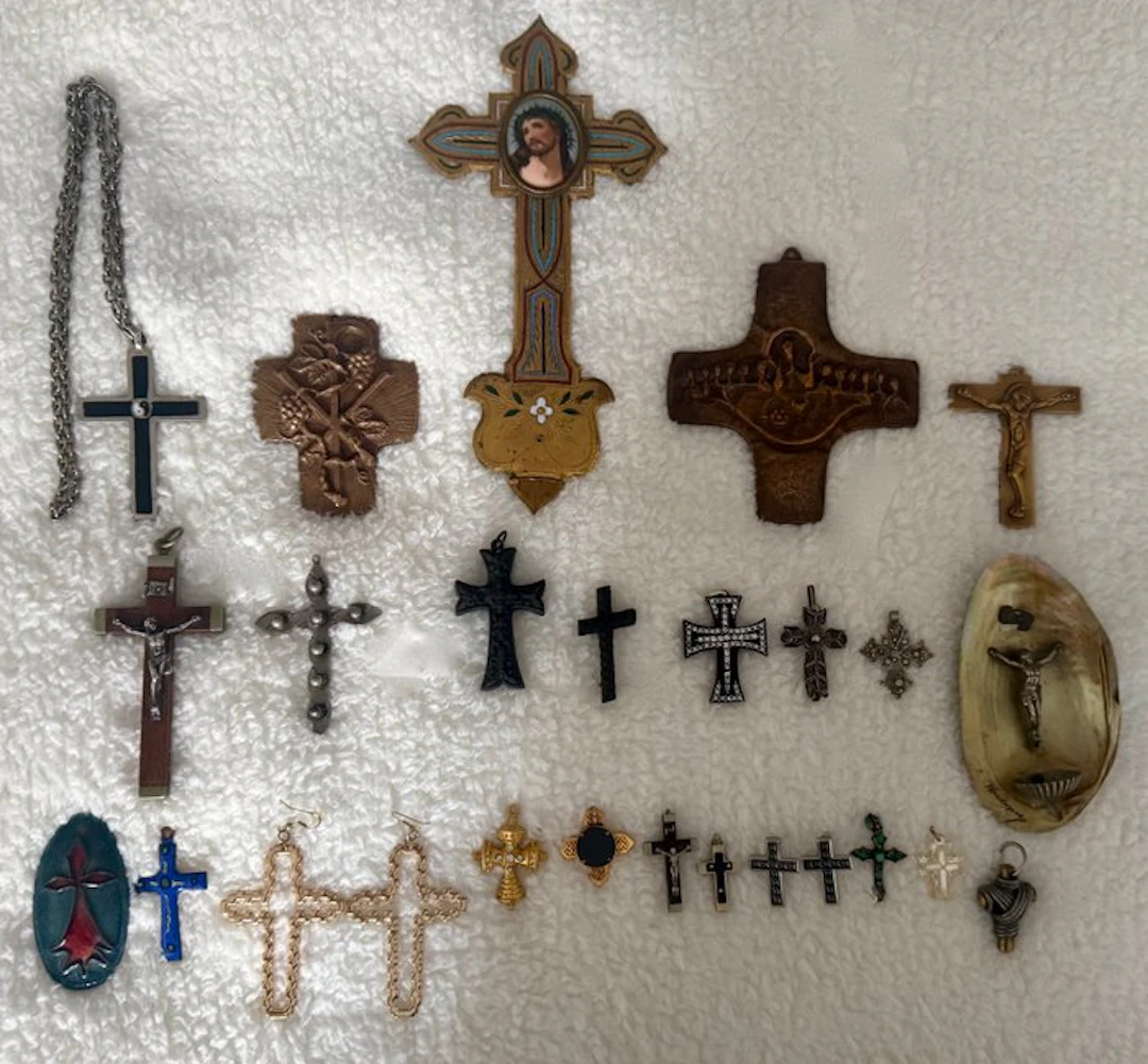 Themed collection - Religious crosses, pendants / 19th - 20th
