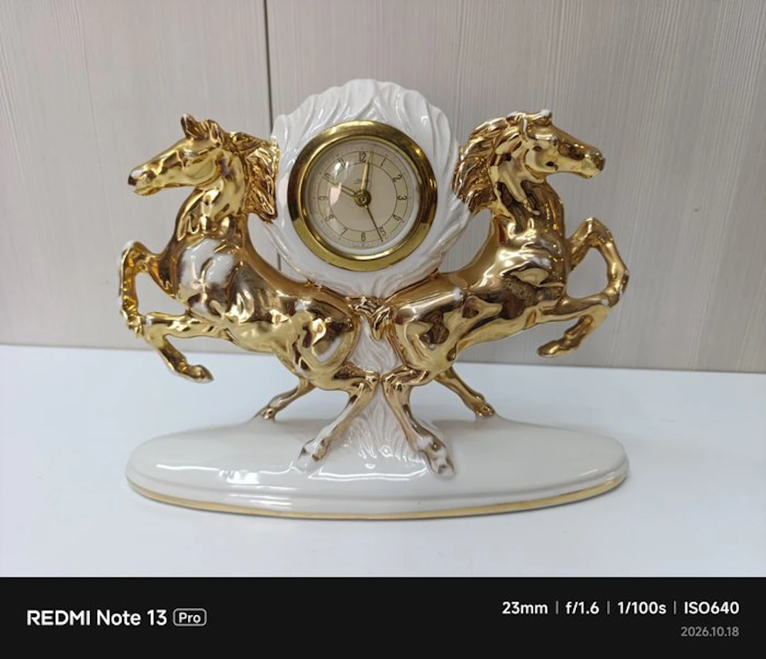 Alarm clock - Kaiser Leuchten - - Gilt bronze - 1950-1960
