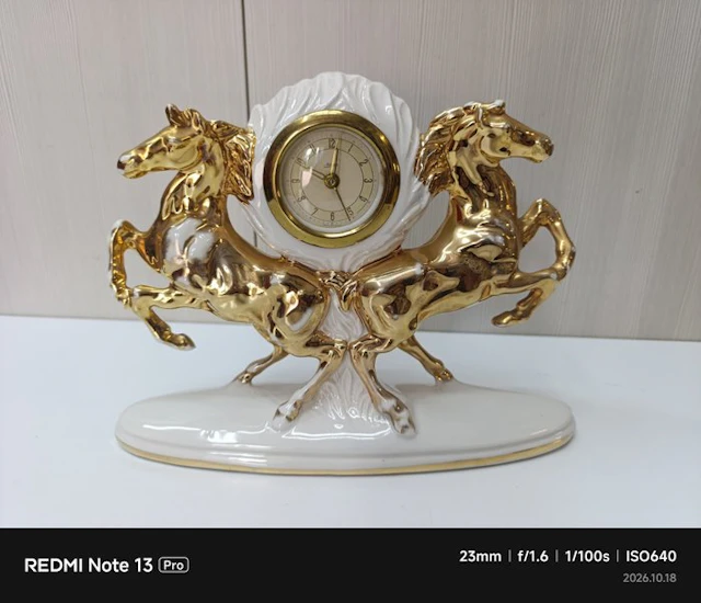 Alarm clock - Kaiser Leuchten - - Gilt bronze - 1950-1960