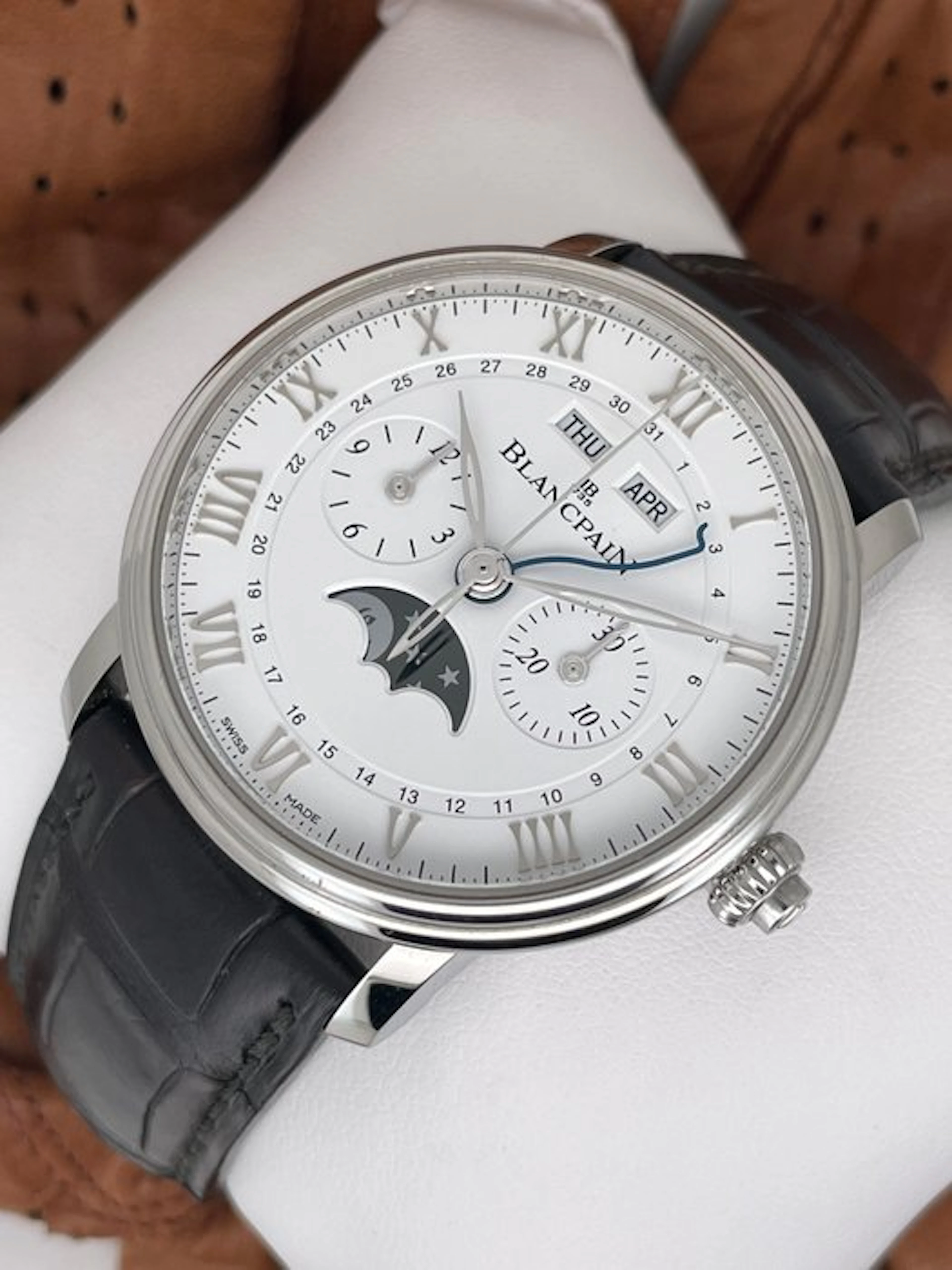 Blancpain - Villeret Chronographe Monopoussoir Quantième...