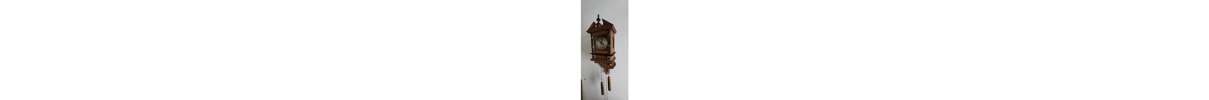 Grandfather clock - Wood, Copper - 1960-1970 - Handmade clock