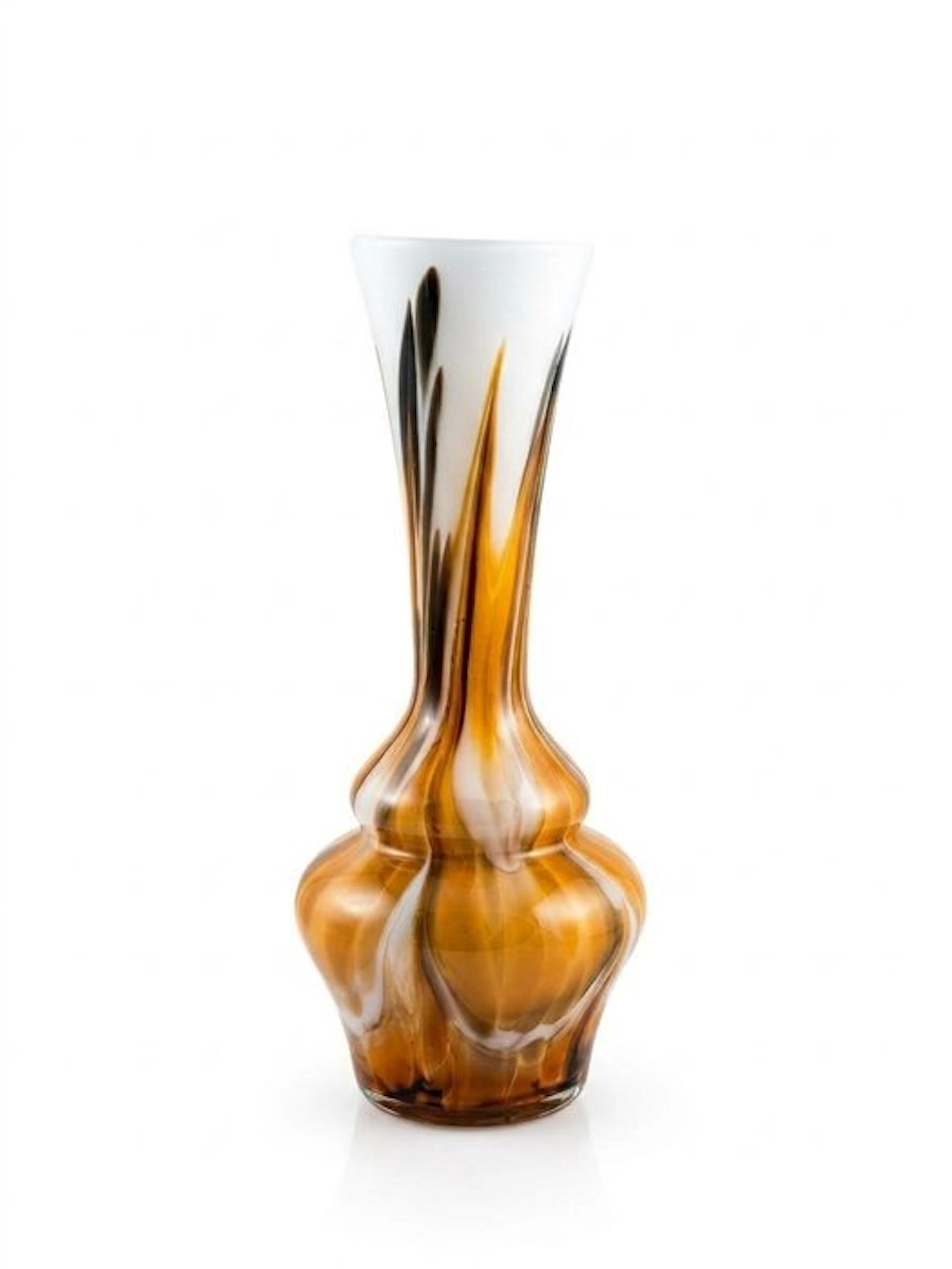 Vase - Opaline glass - hand-blown glass vase