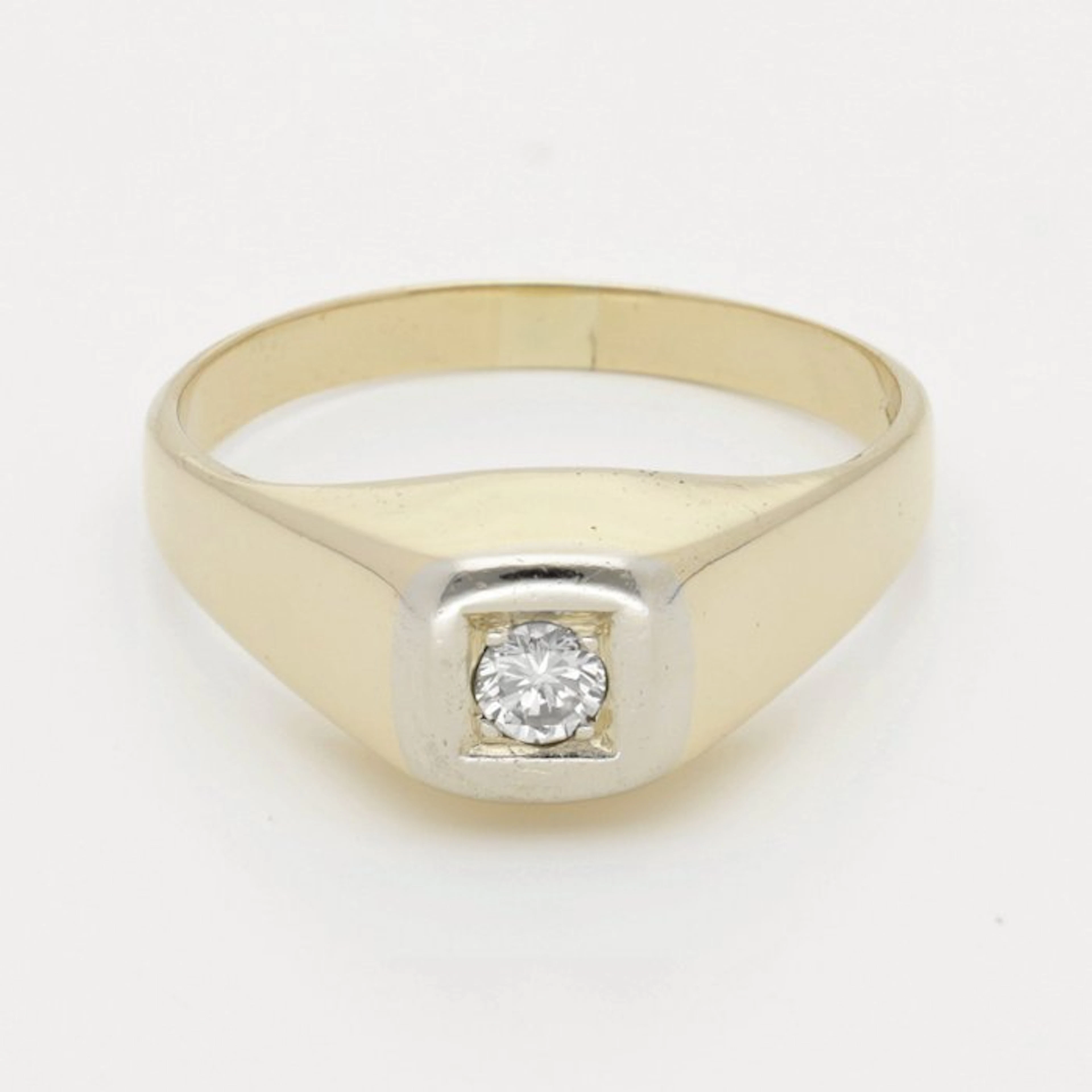 Ring - 18 kt. Yellow gold Diamond (Natural)