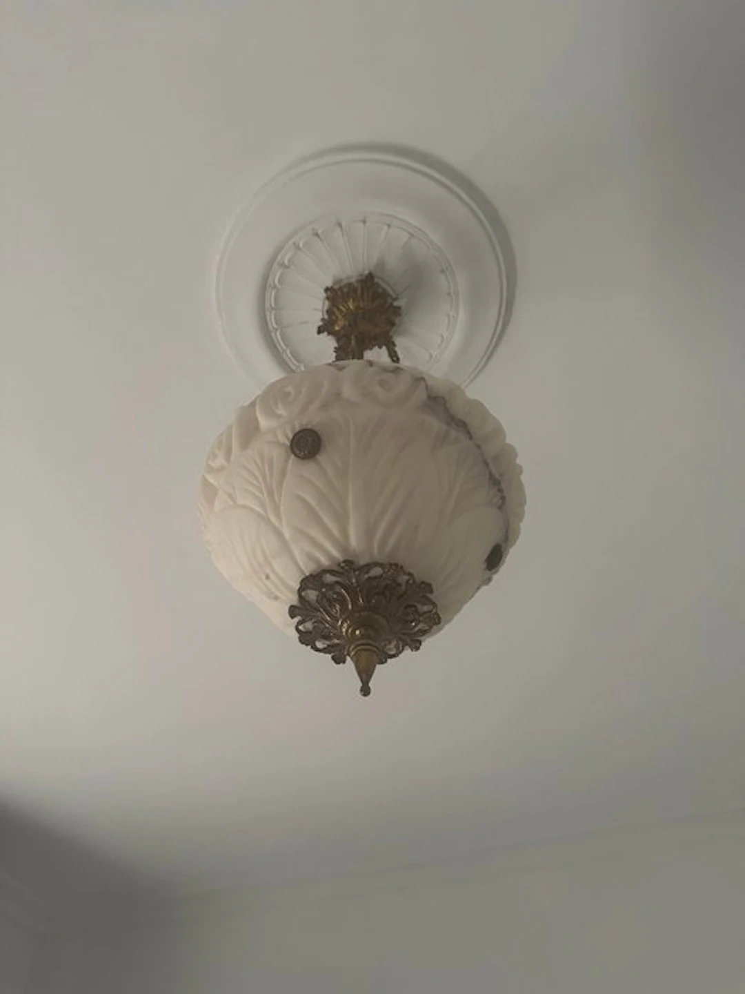 Hanging lamp - Glass, Brass