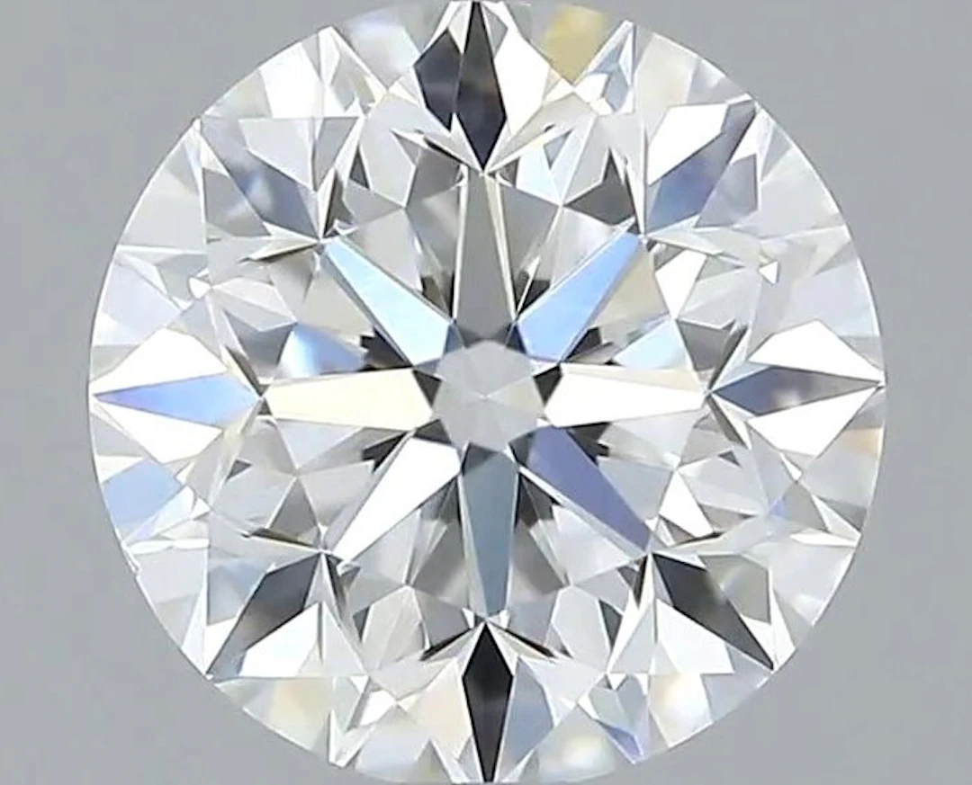 1 pcs Diamond (Natural) - 0.60 ct - Round - D...