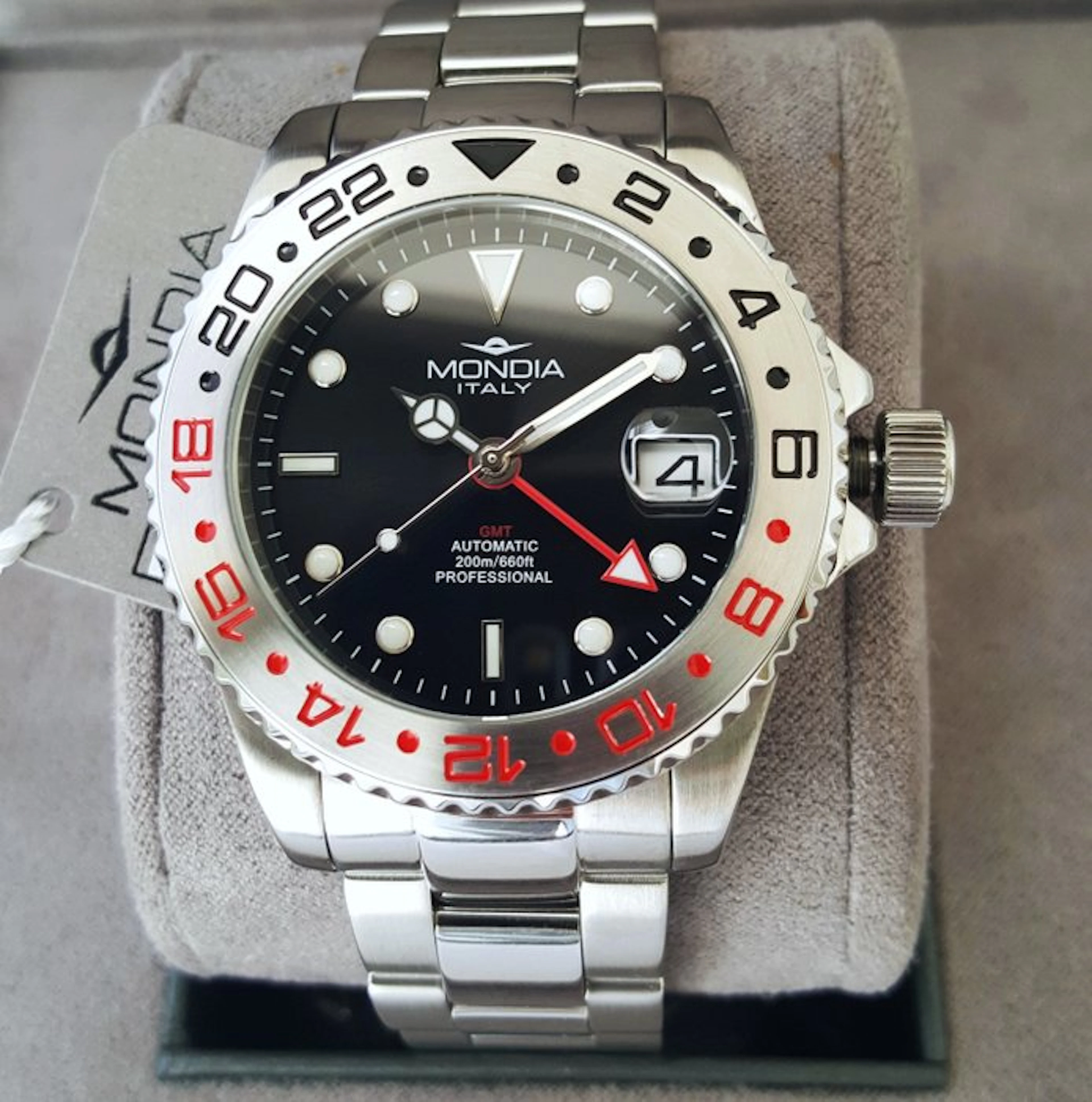 Mondia - Automatic GMT - 24 Jewels - Diver - New - Men - 2026