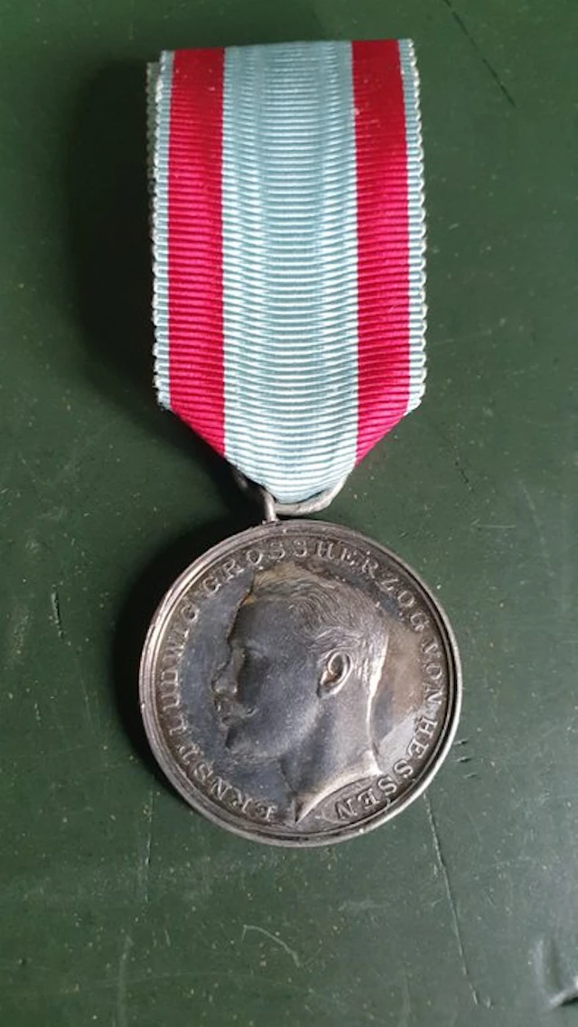 Germany - Military medal - Silver - Hesse-Darmstadt...