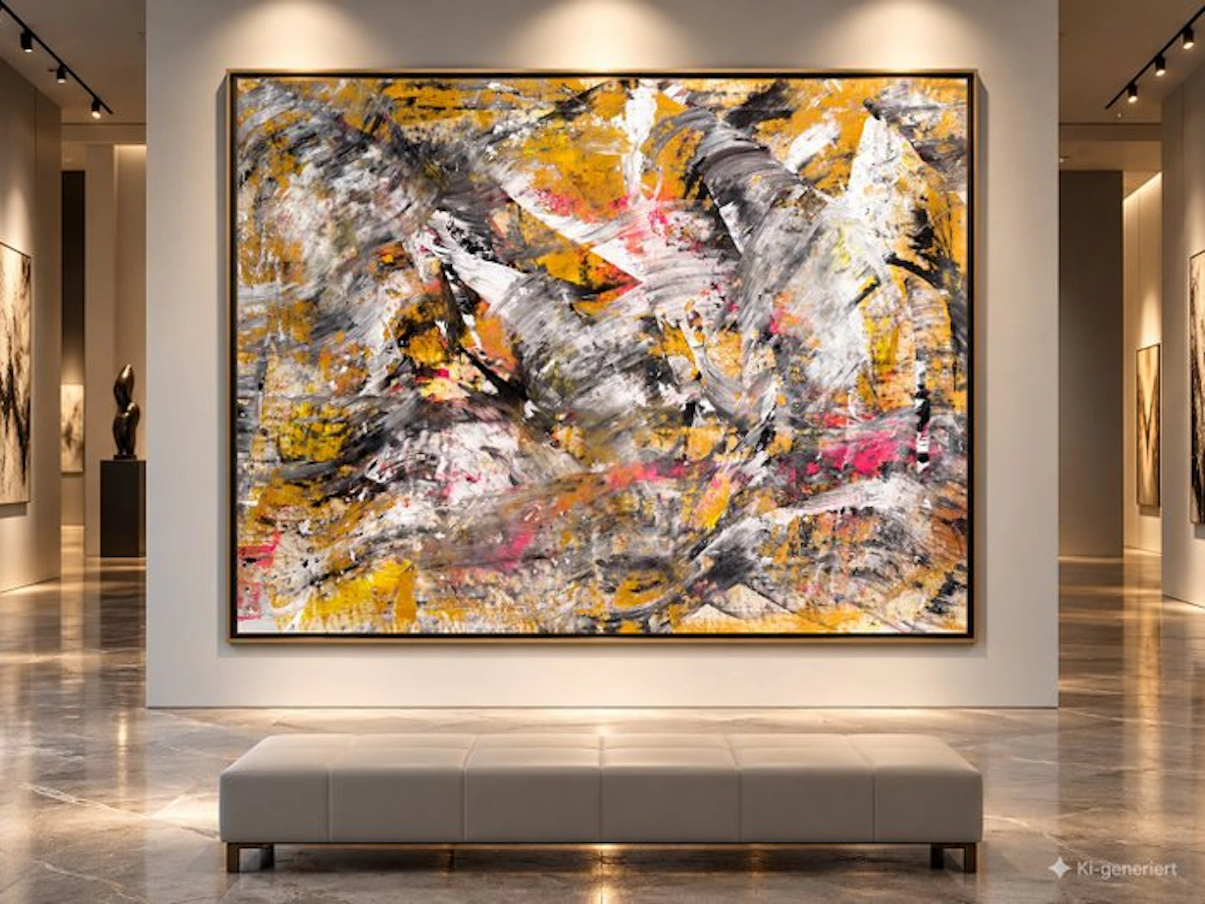 Timo Wedell - Silent Symphony of Hues - XXL - Abstract Klein