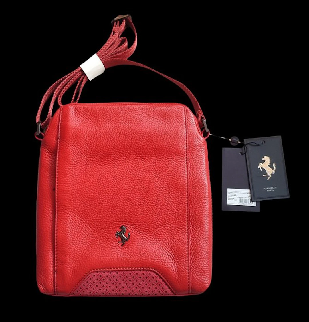 Ferrari Prancing Horse - Sacoche bandoulière en cuir