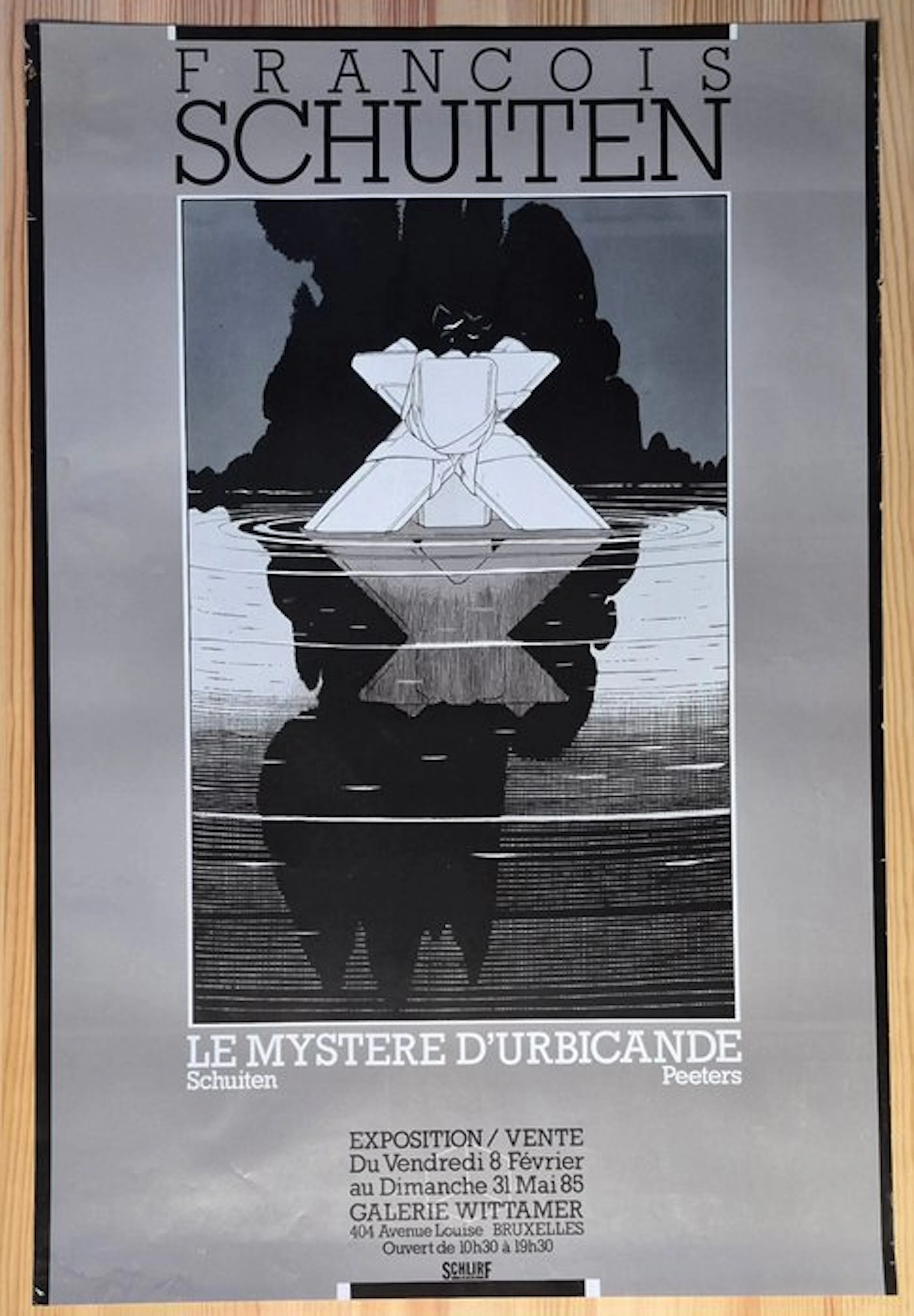François Schuiten - Le Mystère d'Urbicande - Affiche de...