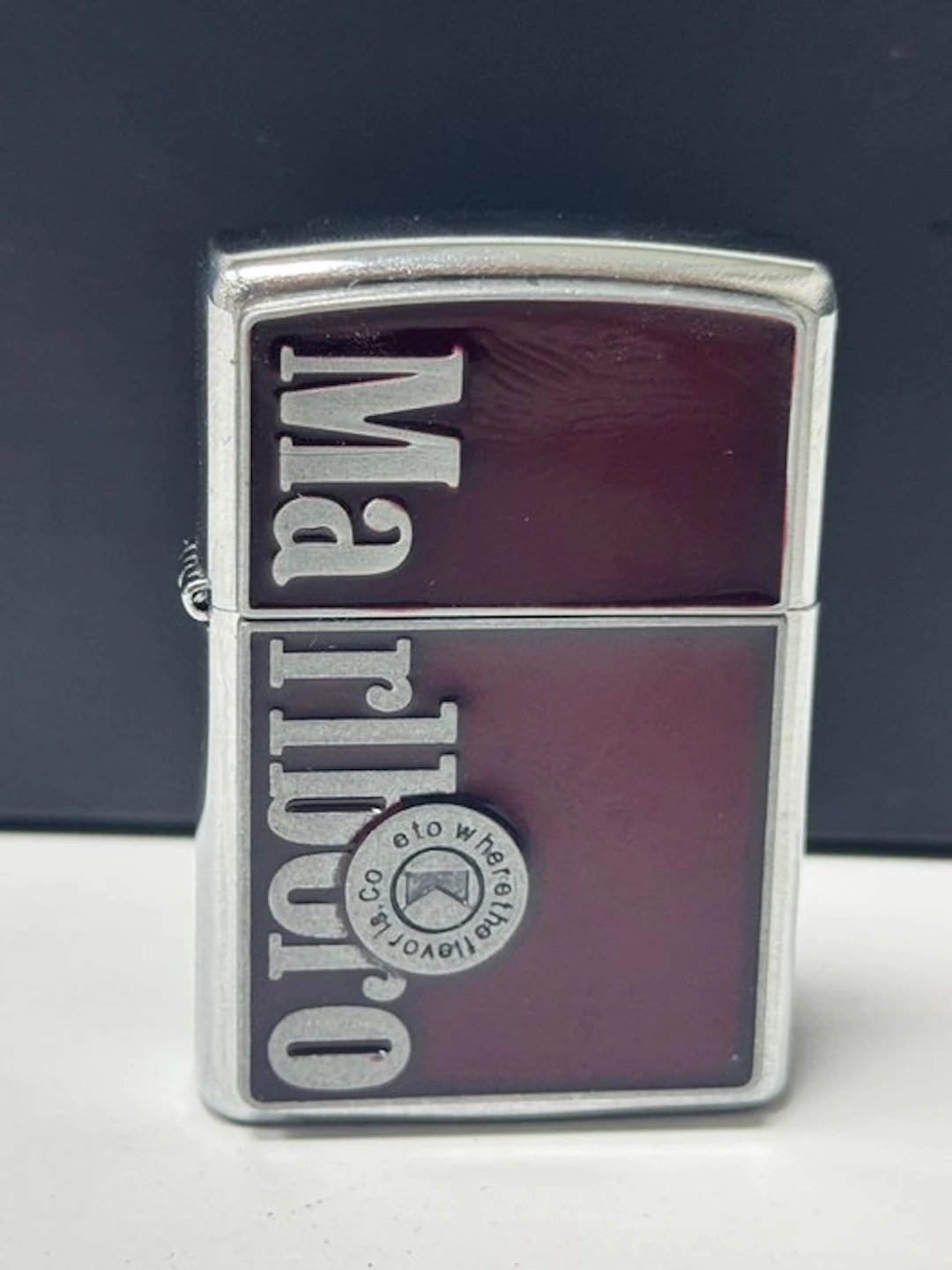 Zippo - Striscione Marlboro Vintage Red - No reserve price - Lighter - Brass