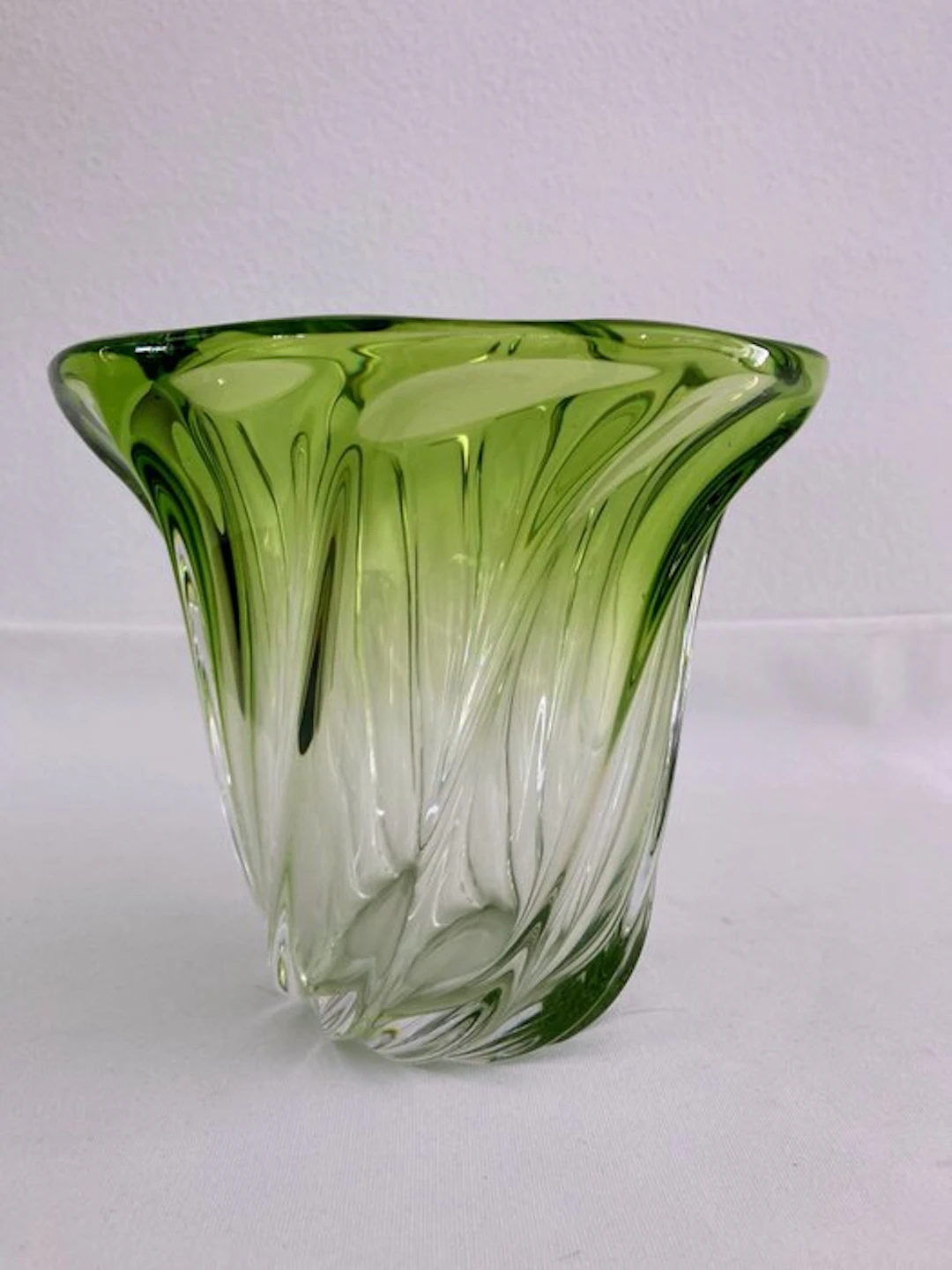 Val Saint Lambert - Vase - Crystal - René Delvenne