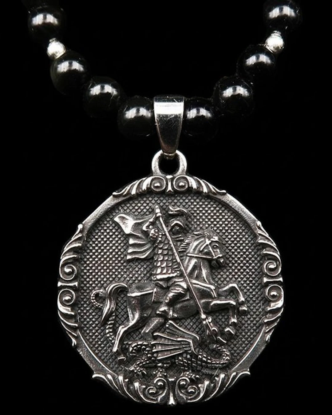 Saint George and the Dragon Necklace – Victory over...