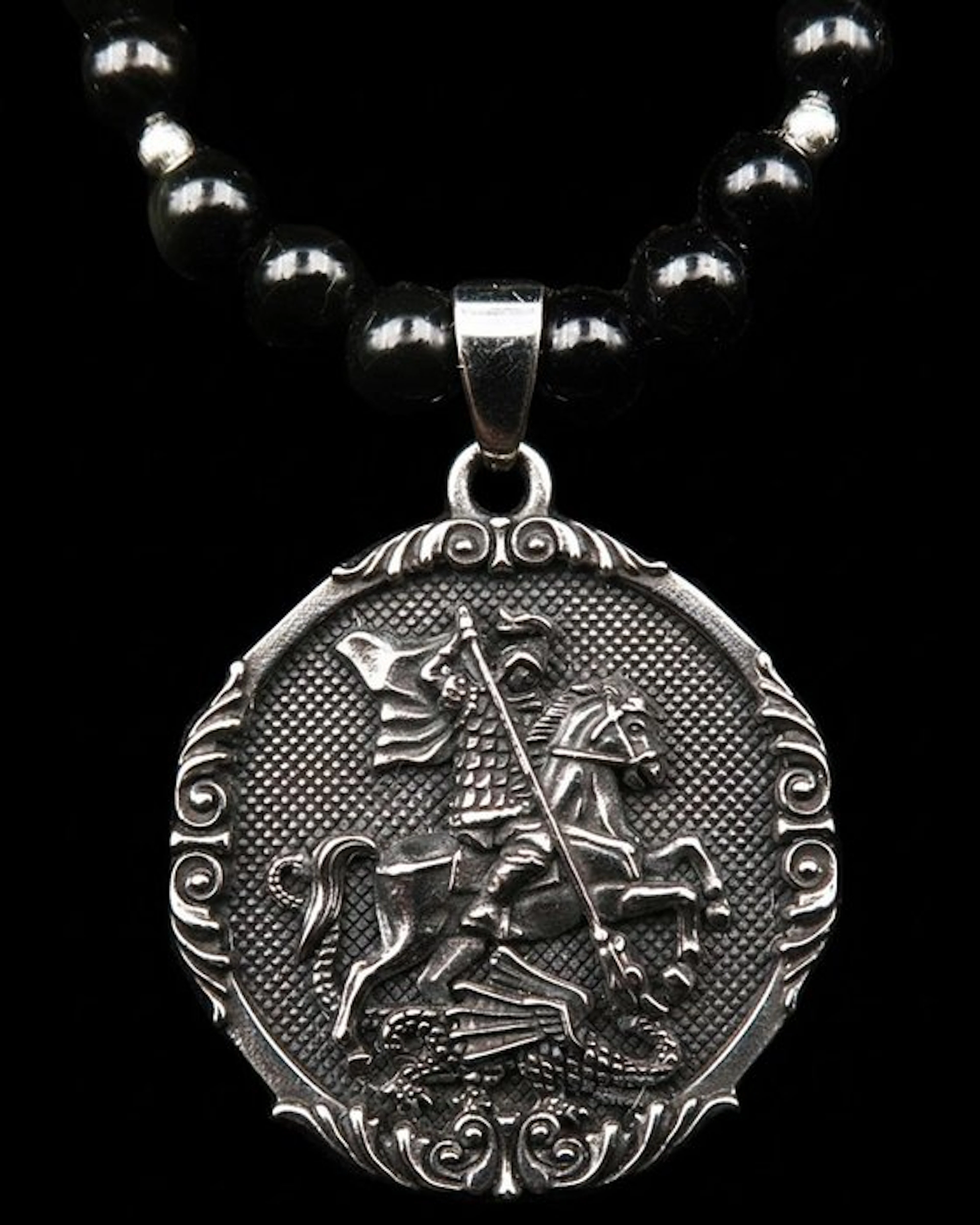 Saint George and the Dragon Necklace – Victory over...