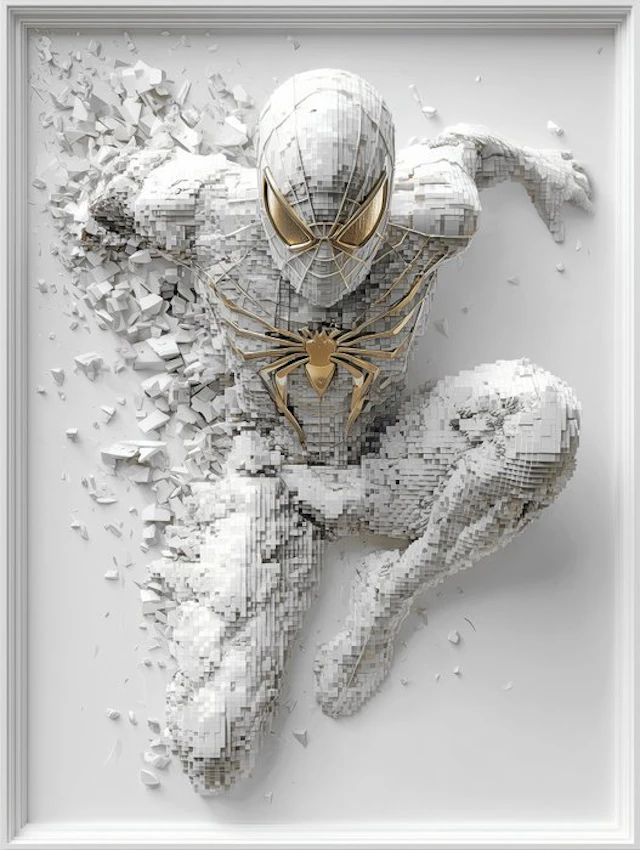 Artxlife - Lego SpiderMan Breaking Frame