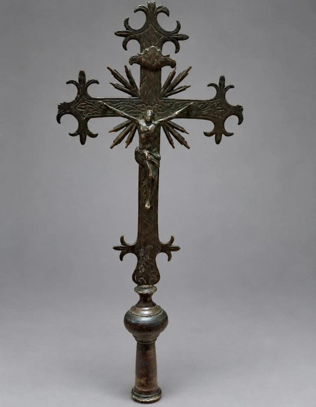 Religious objects - Bronze - 1800-1850 - processional crucifix