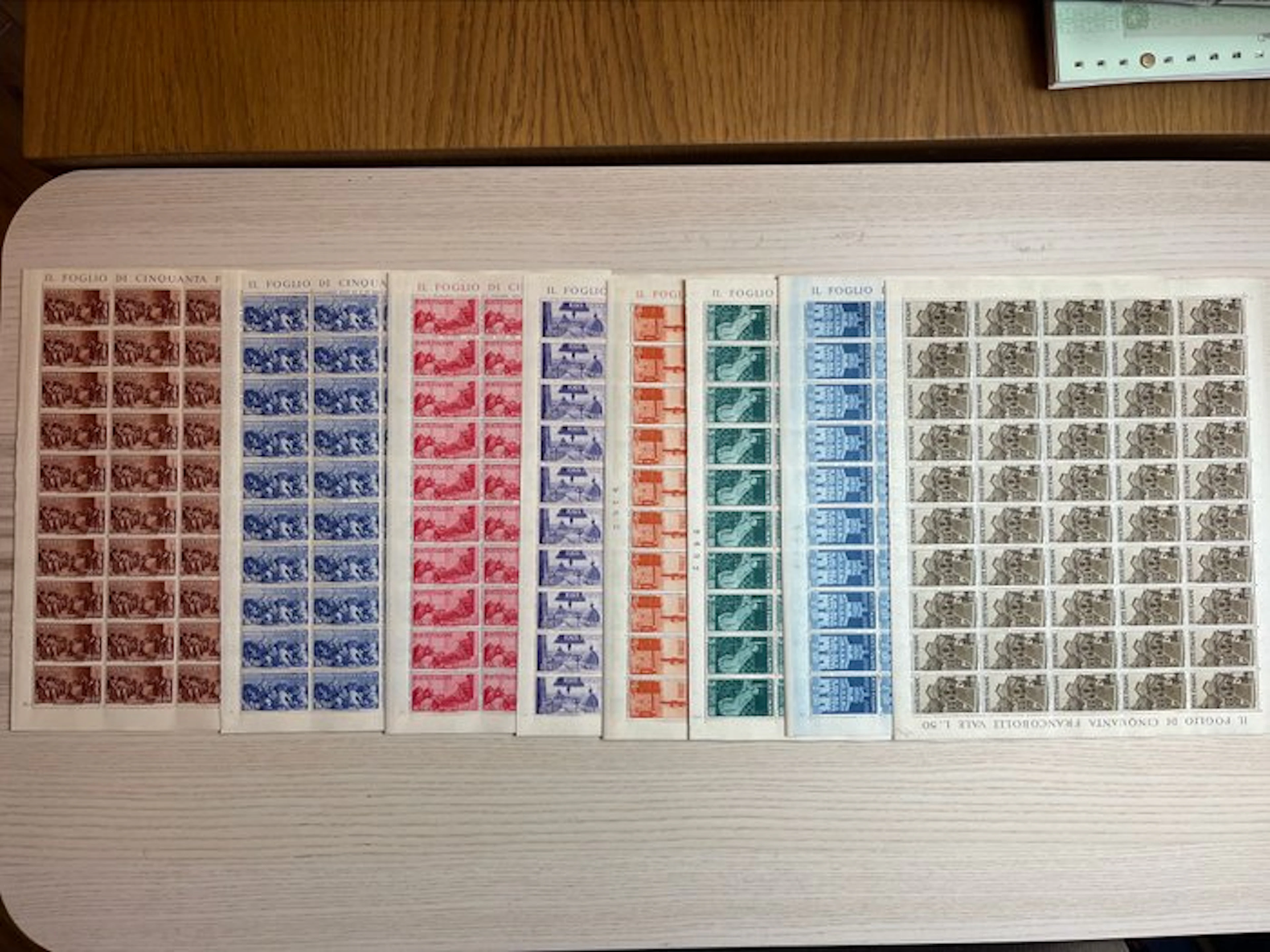 Italian Republic 1948 - Advent complete series in full...