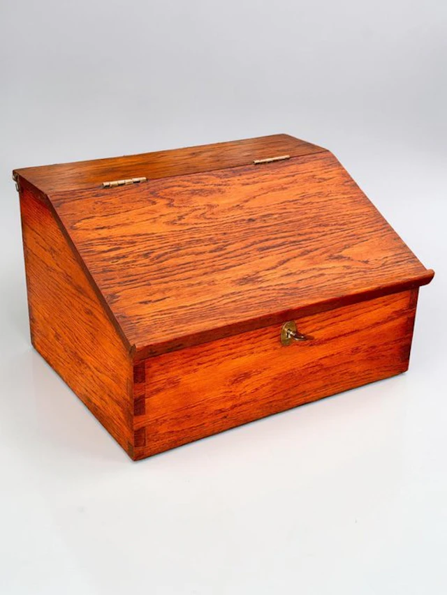 Writing slope - Oak - Victorian 1880s - 7,1Kg