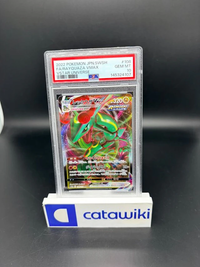 Pokémon - 1 Graded card - Rayquaza VMAX - 108/172 - PSA...