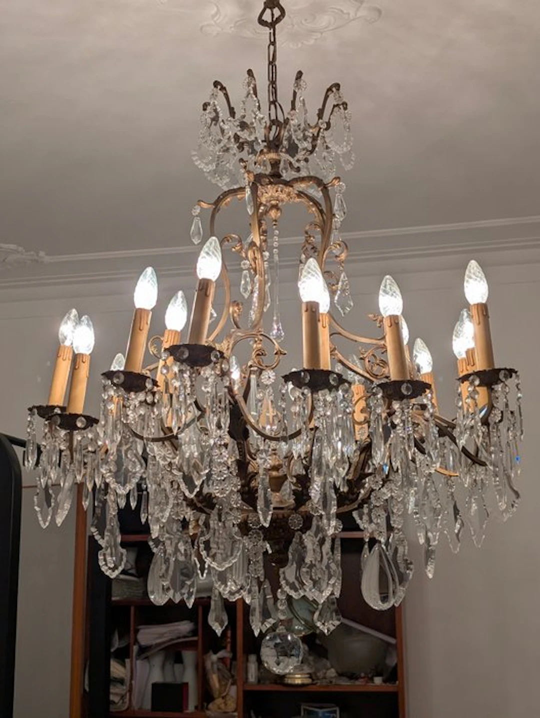 Chandelier - Crystal - Gigantic Baroque 20 lu