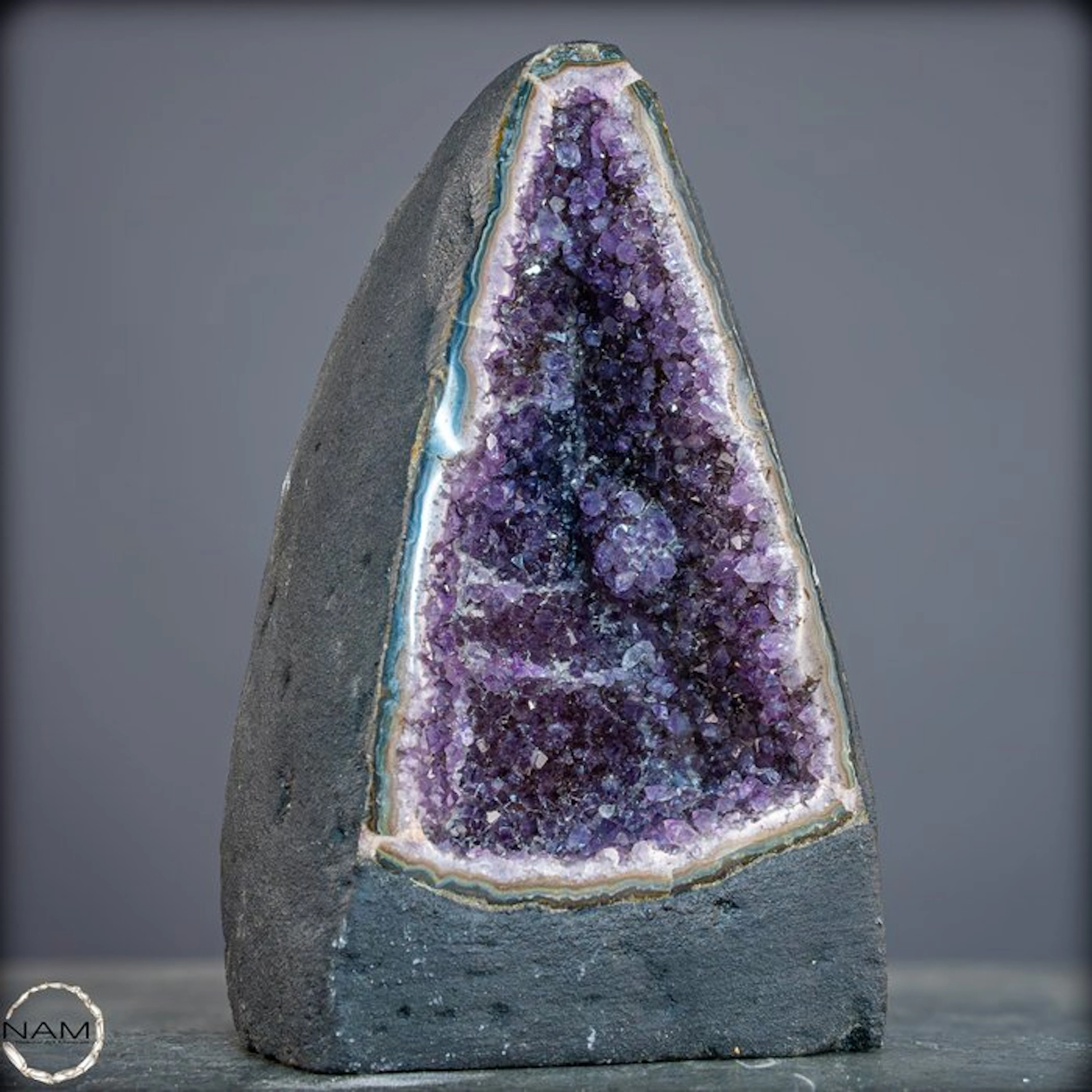 Natural amethyst crystal cathedral – deep purple collector's rarity- 3006.09 g