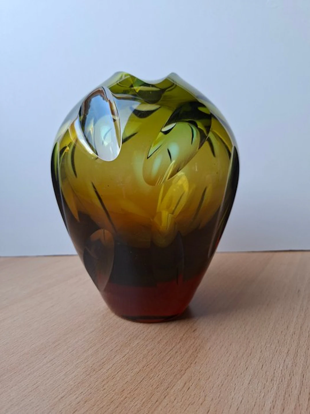 WMF - Erich Jachmann - Baluster vase - Glass - WMS Jachmann vase