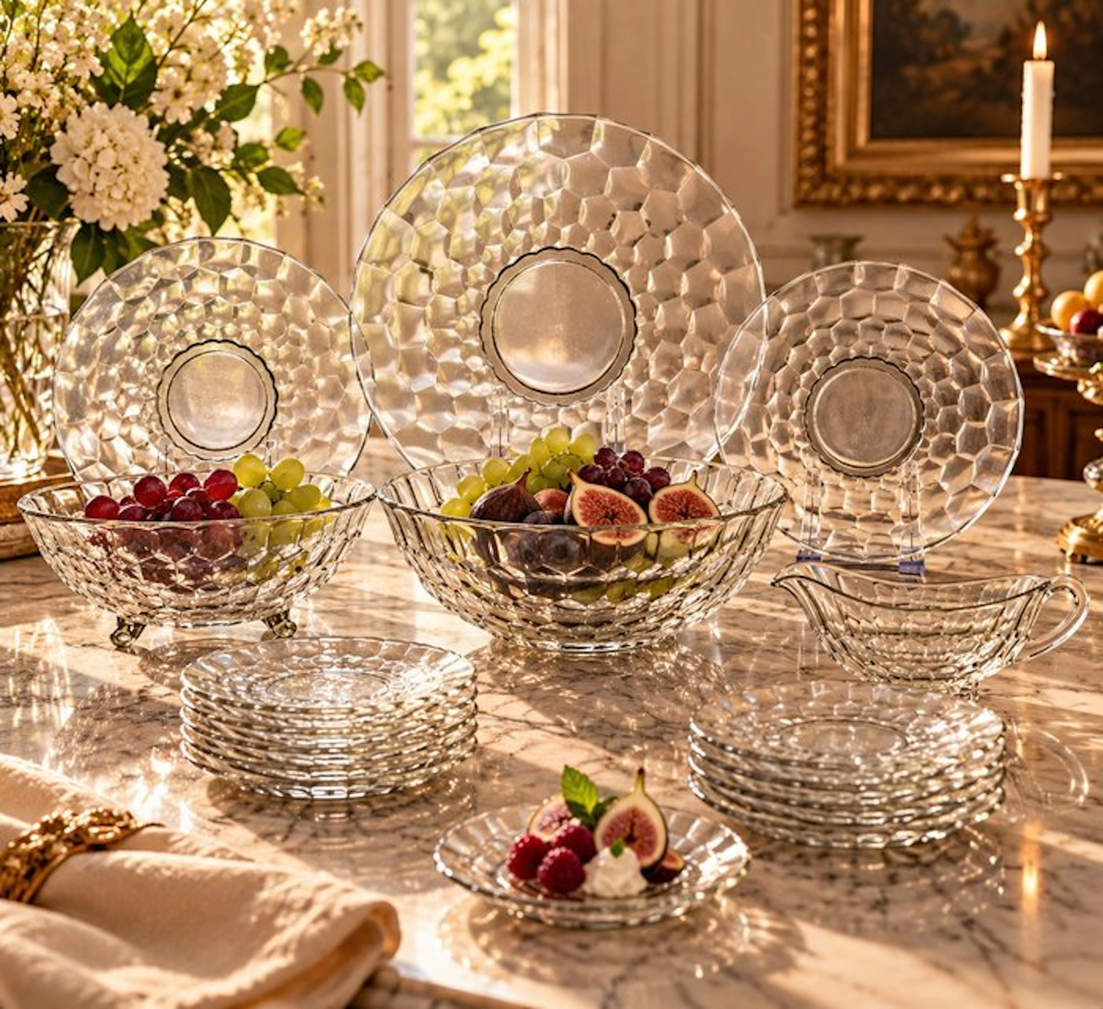 Val Saint Lambert - Platter (14) - Glass