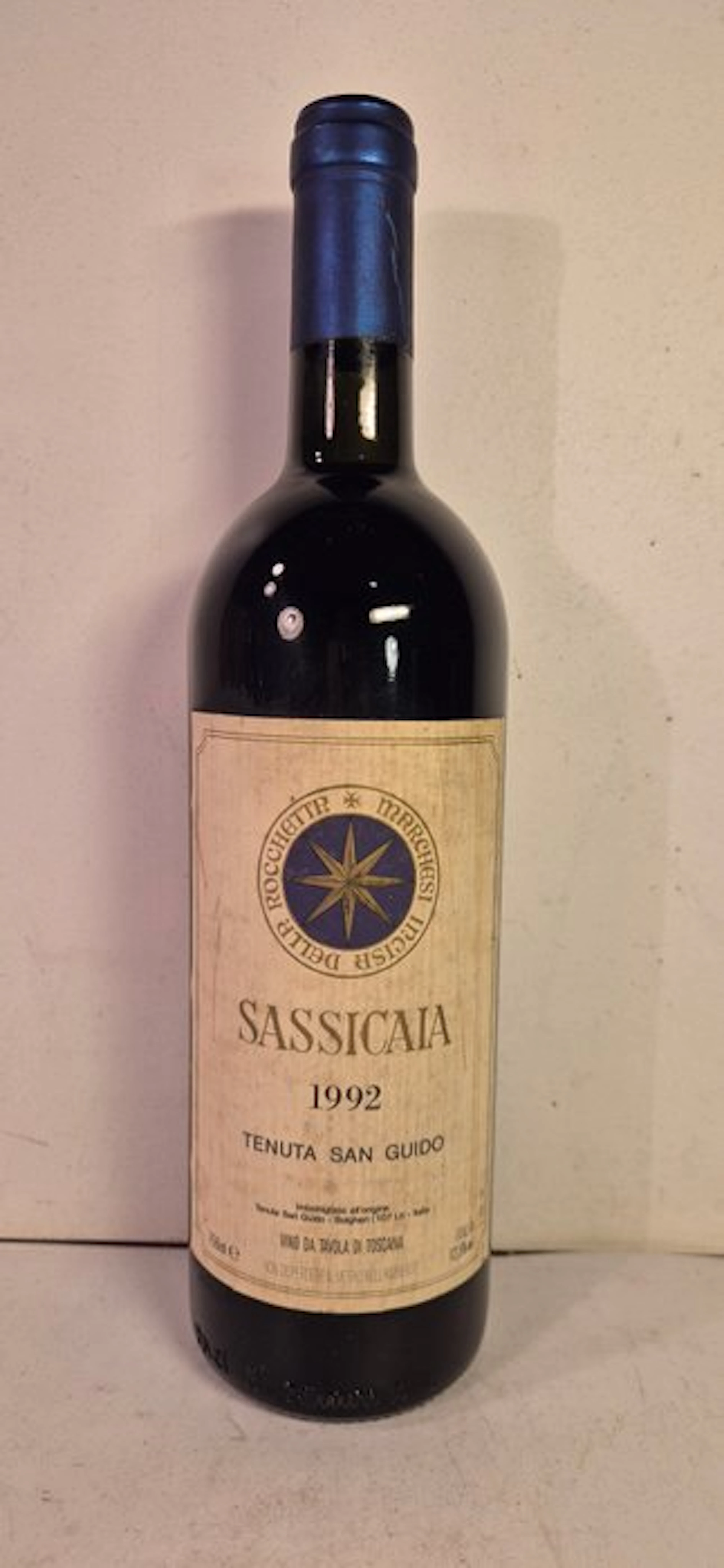 1992 Tenuta San Guido, Sassicaia - Super Tuscans - 1 Bottle (0.75L)