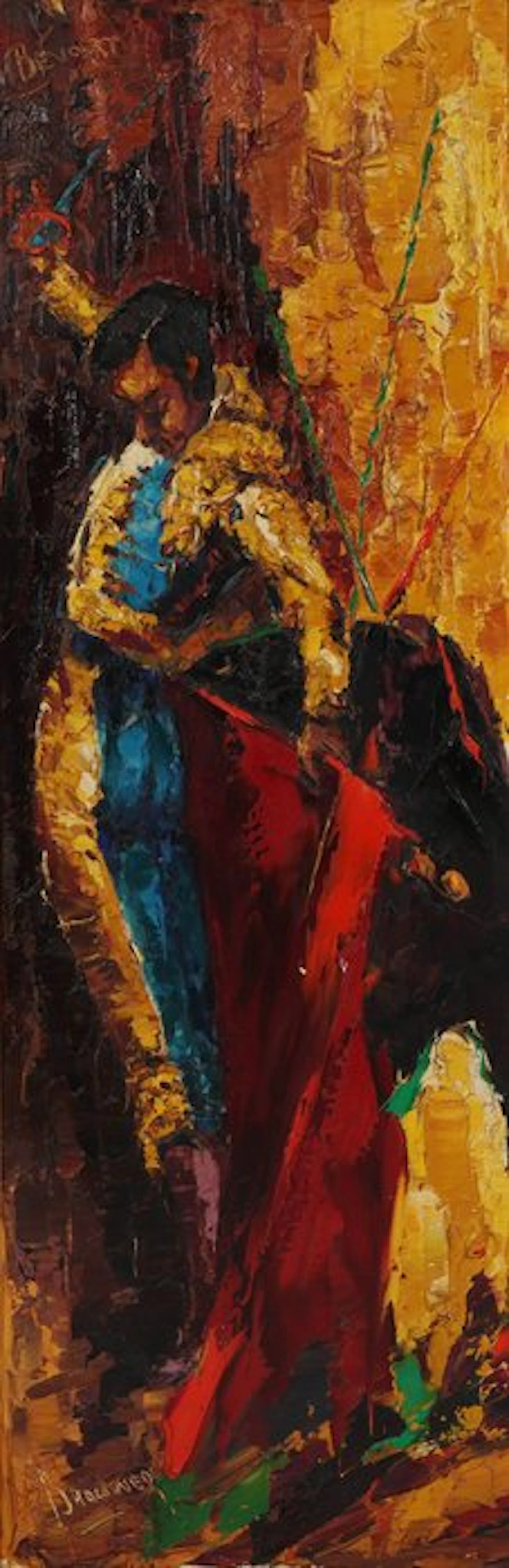 Jan Bévort (1917-1996)/ Peter Brouwer (1935-2010) - Stierenvechter