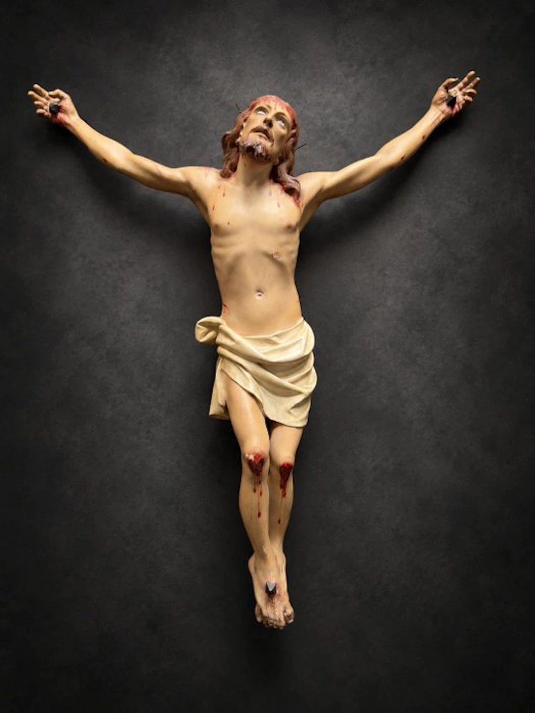 Crucifix - Polychrome wood - 1750-1800 - Corpus Christi
